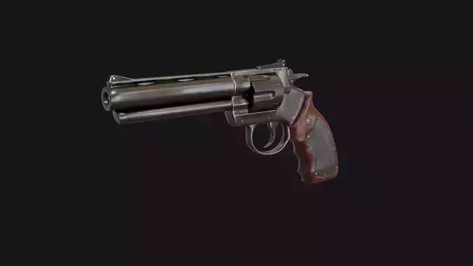 Stylized Grandfather Revolver