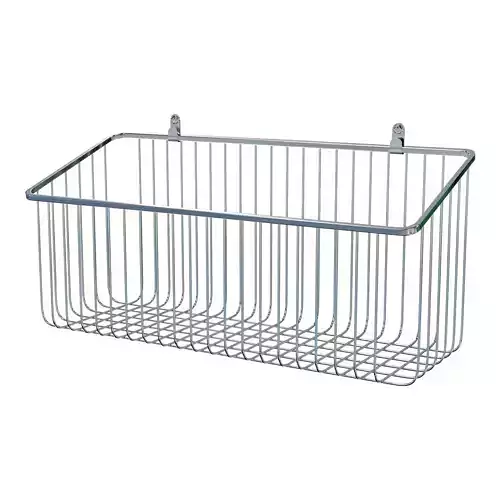 Metal Wire Wall Mount Basket Free 3D model