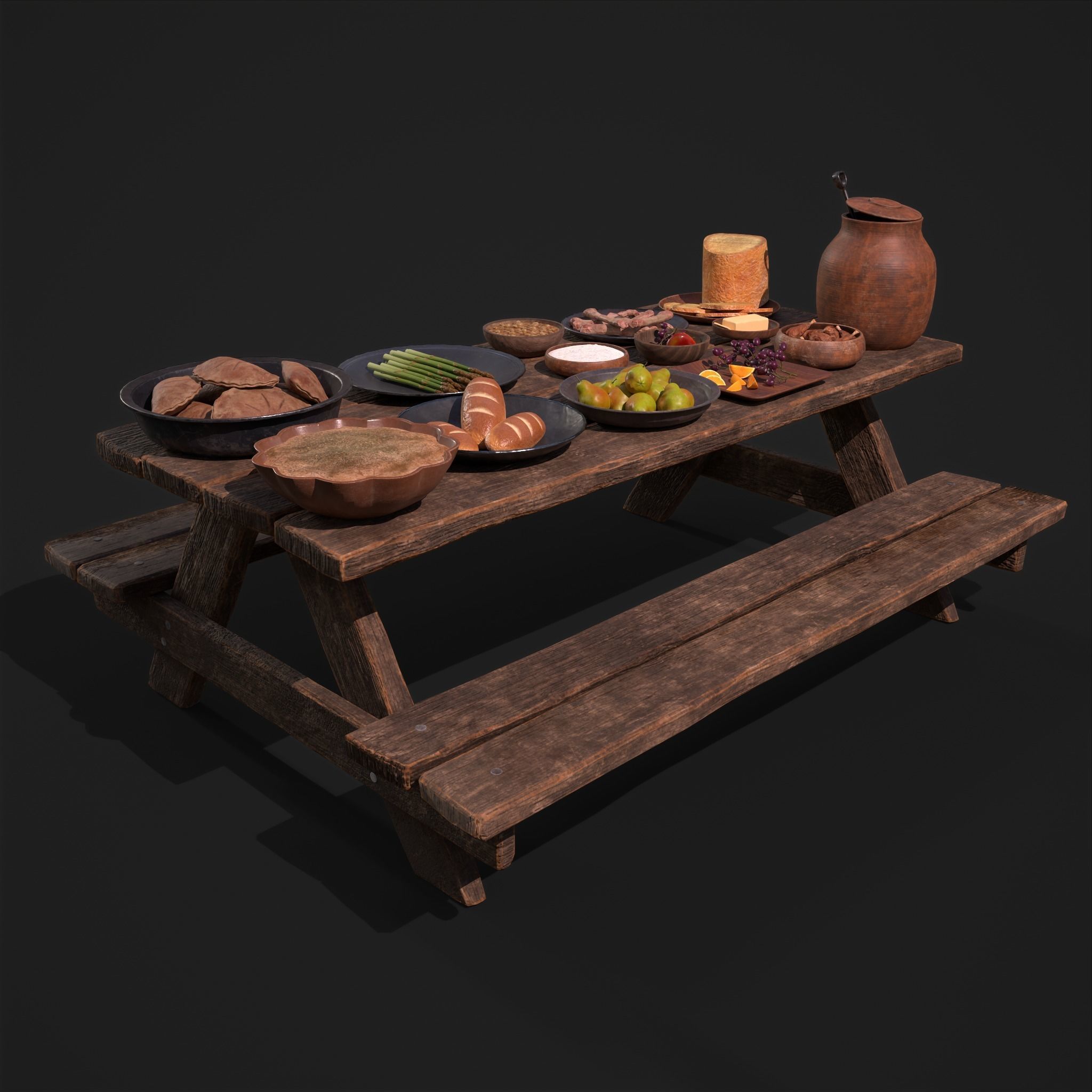 Medieval Double Picnic Feast Collection  _42