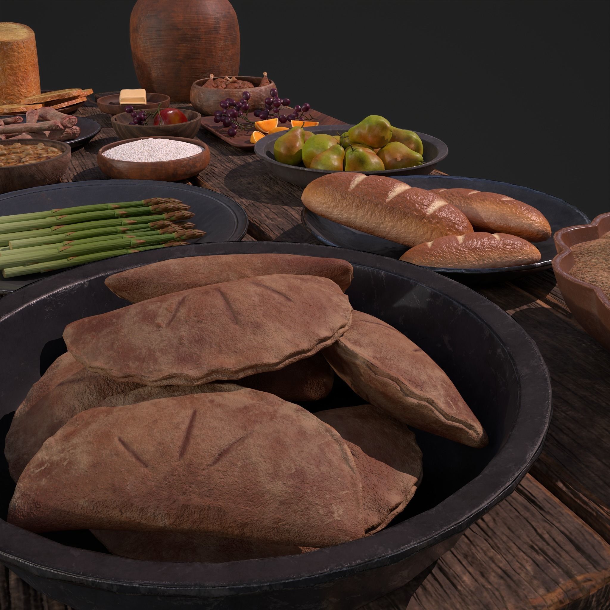 Medieval Double Picnic Feast Collection  _45