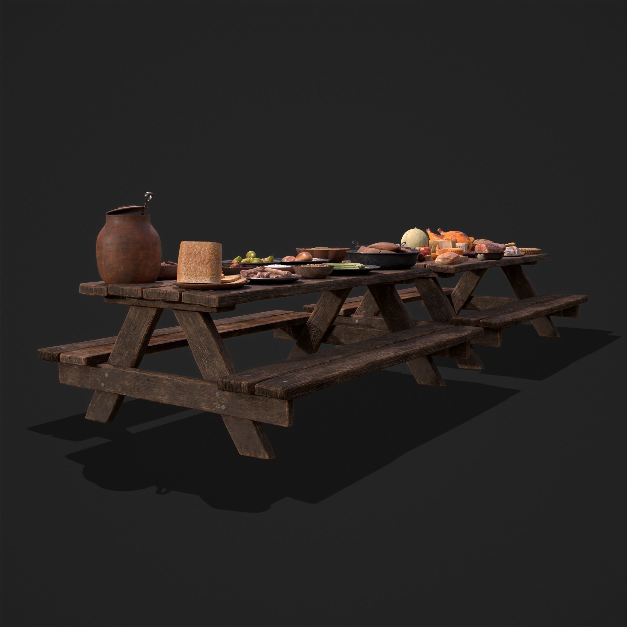 Medieval Double Picnic Feast Collection  _27