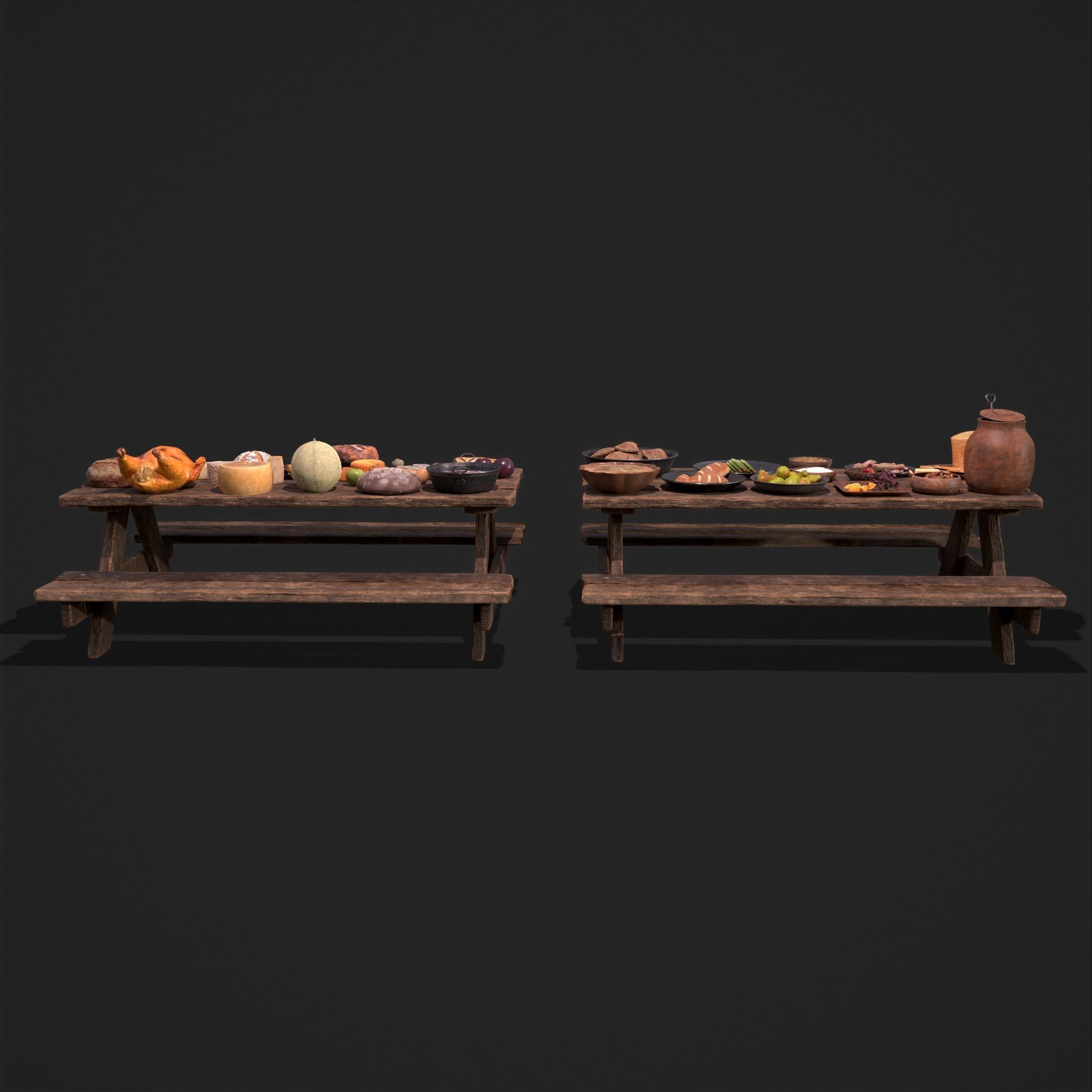 Medieval Double Picnic Feast Collection  _25