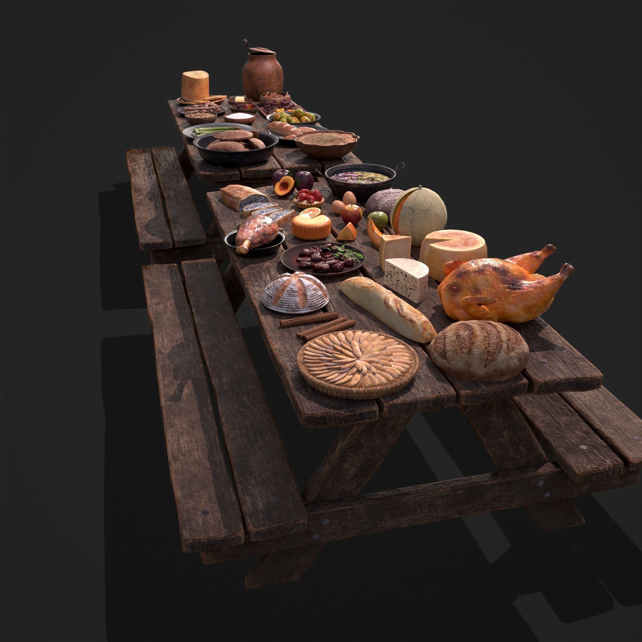 Medieval Double Picnic Feast Collection  _18