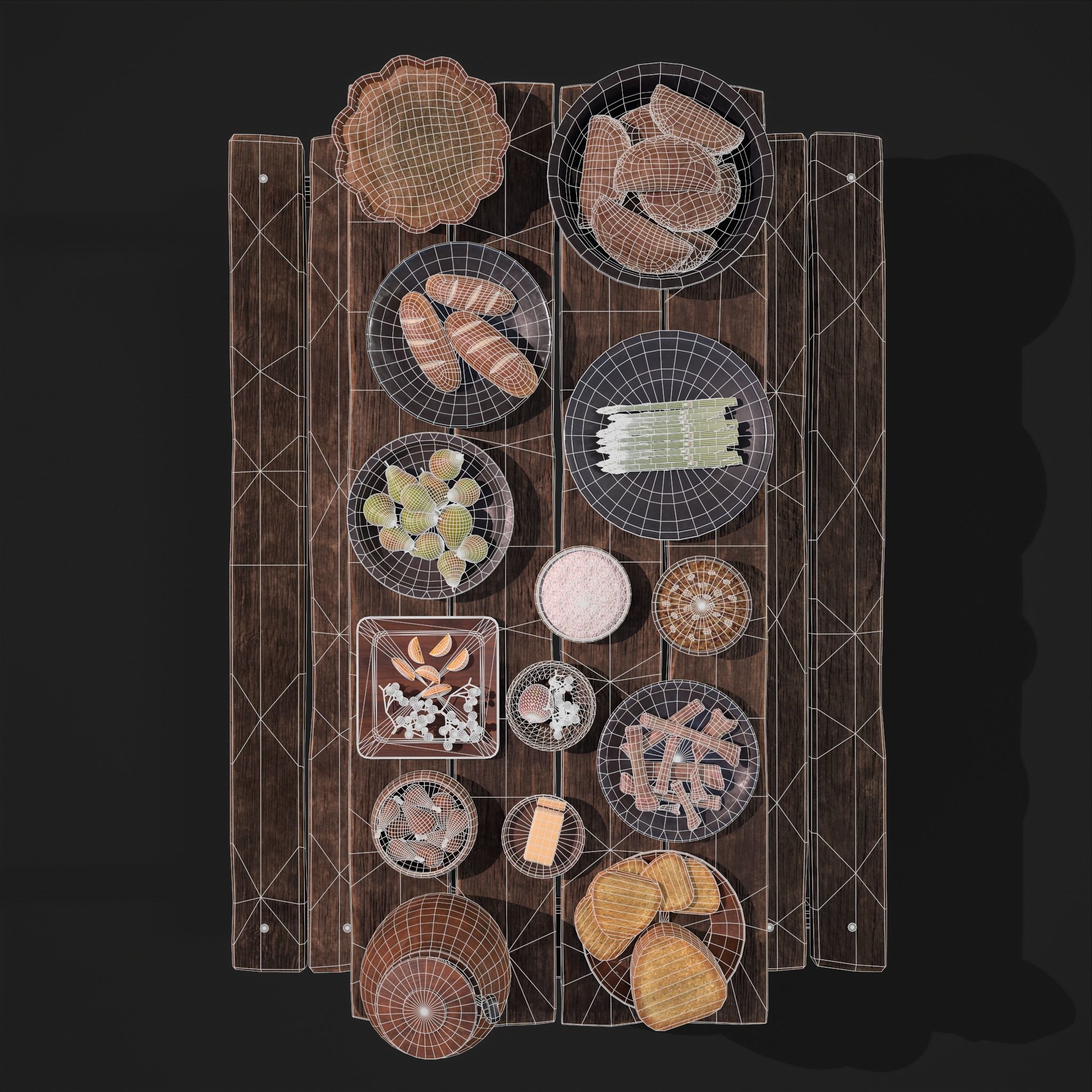 Medieval Double Picnic Feast Collection  _56