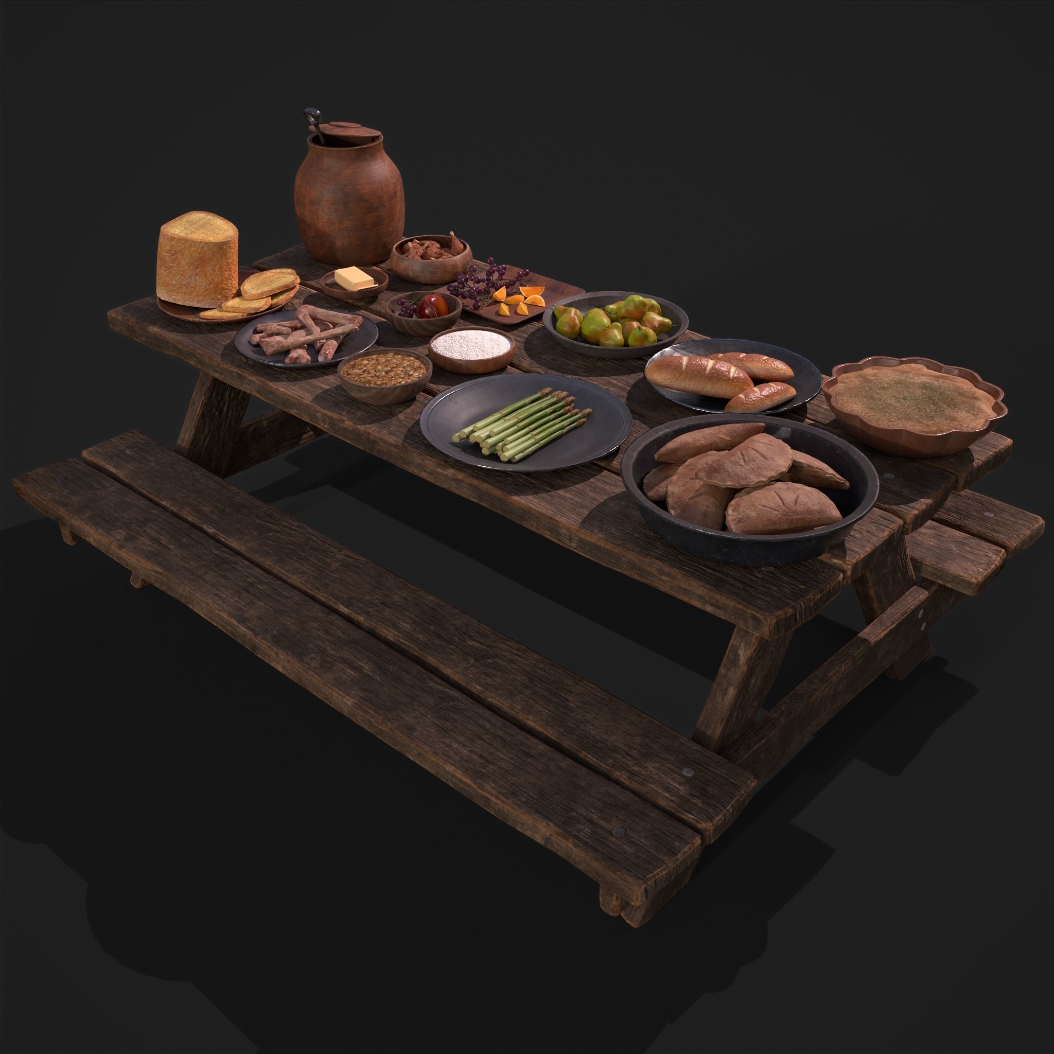 Medieval Double Picnic Feast Collection  _38