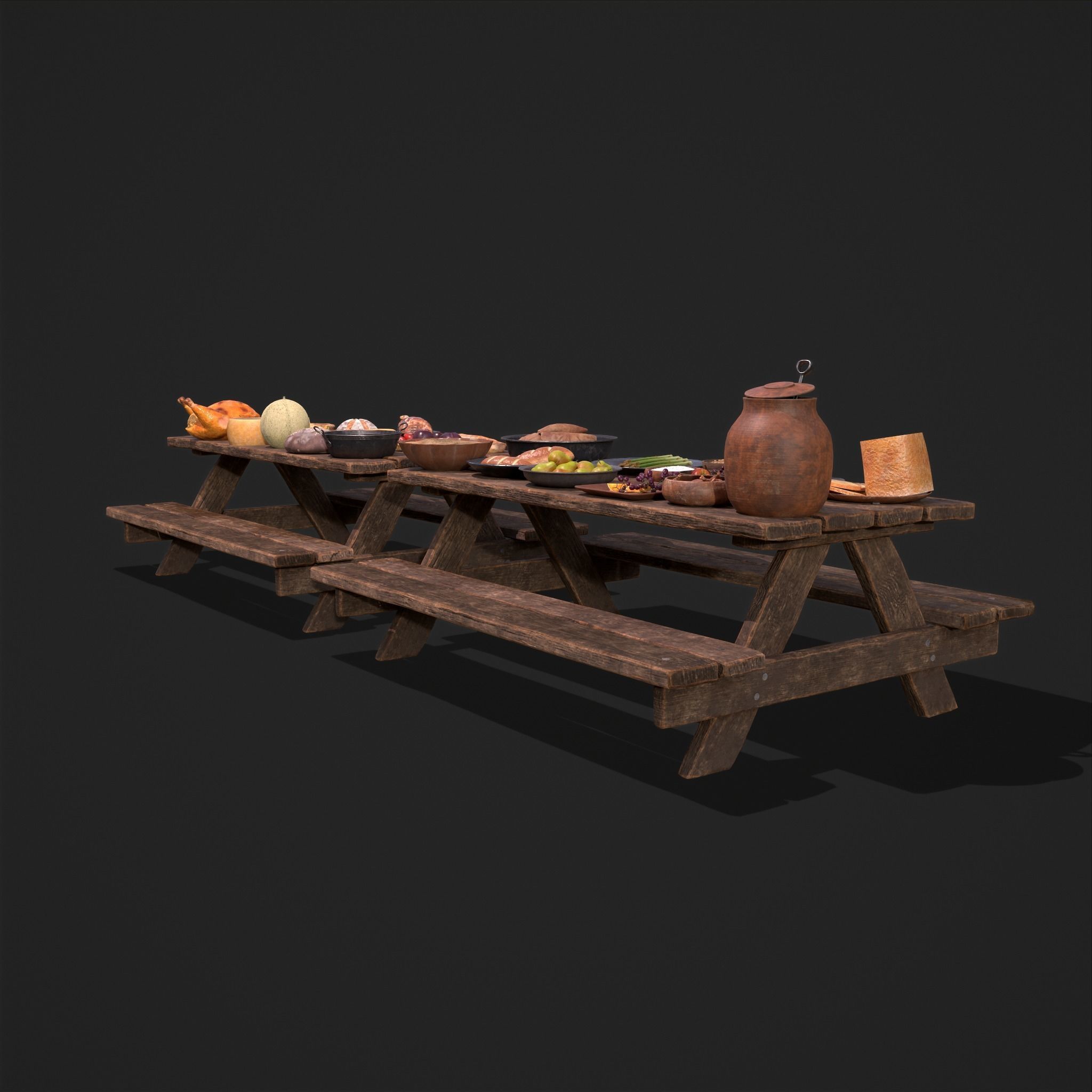 Medieval Double Picnic Feast Collection  _26