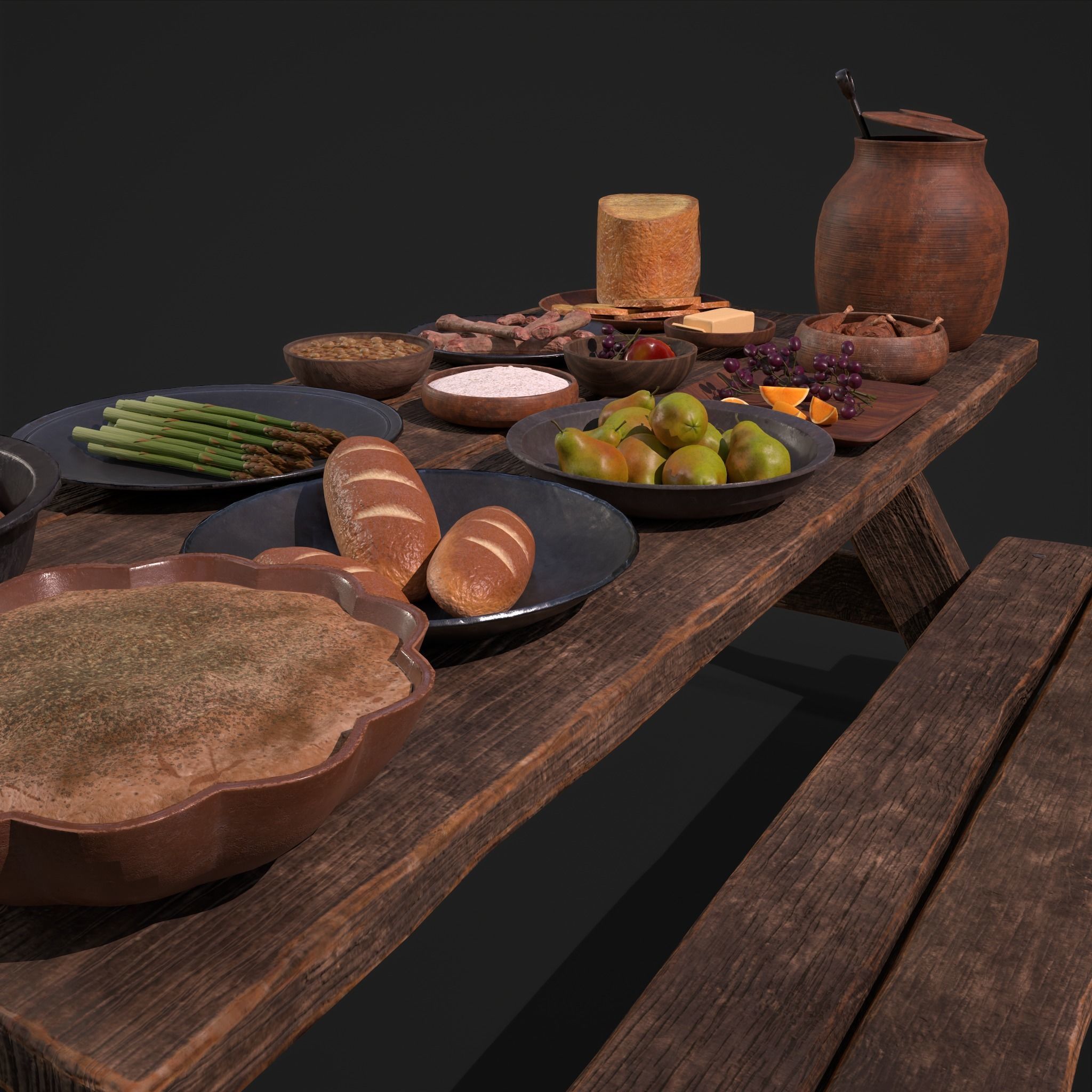 Medieval Double Picnic Feast Collection  _47