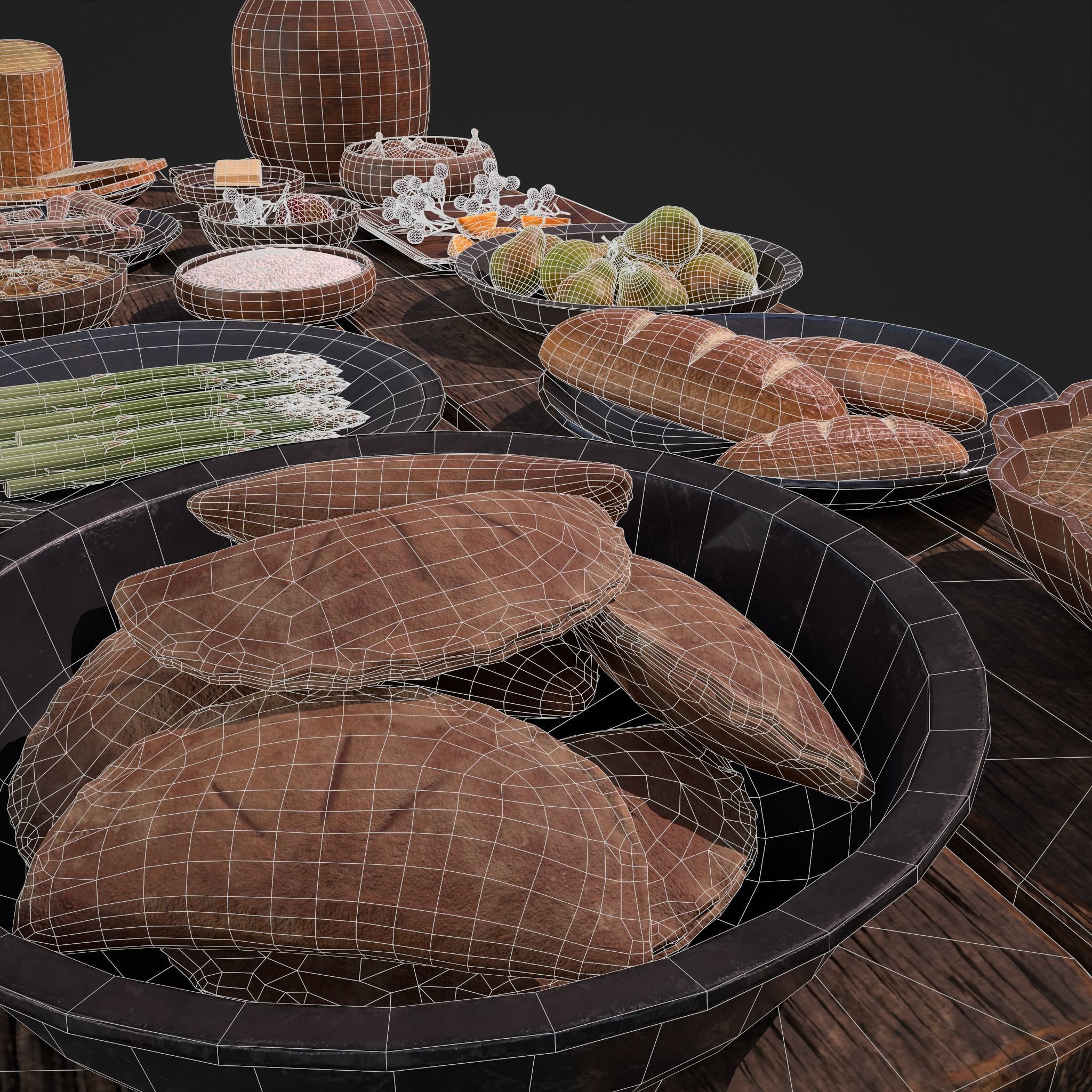 Medieval Double Picnic Feast Collection  _46