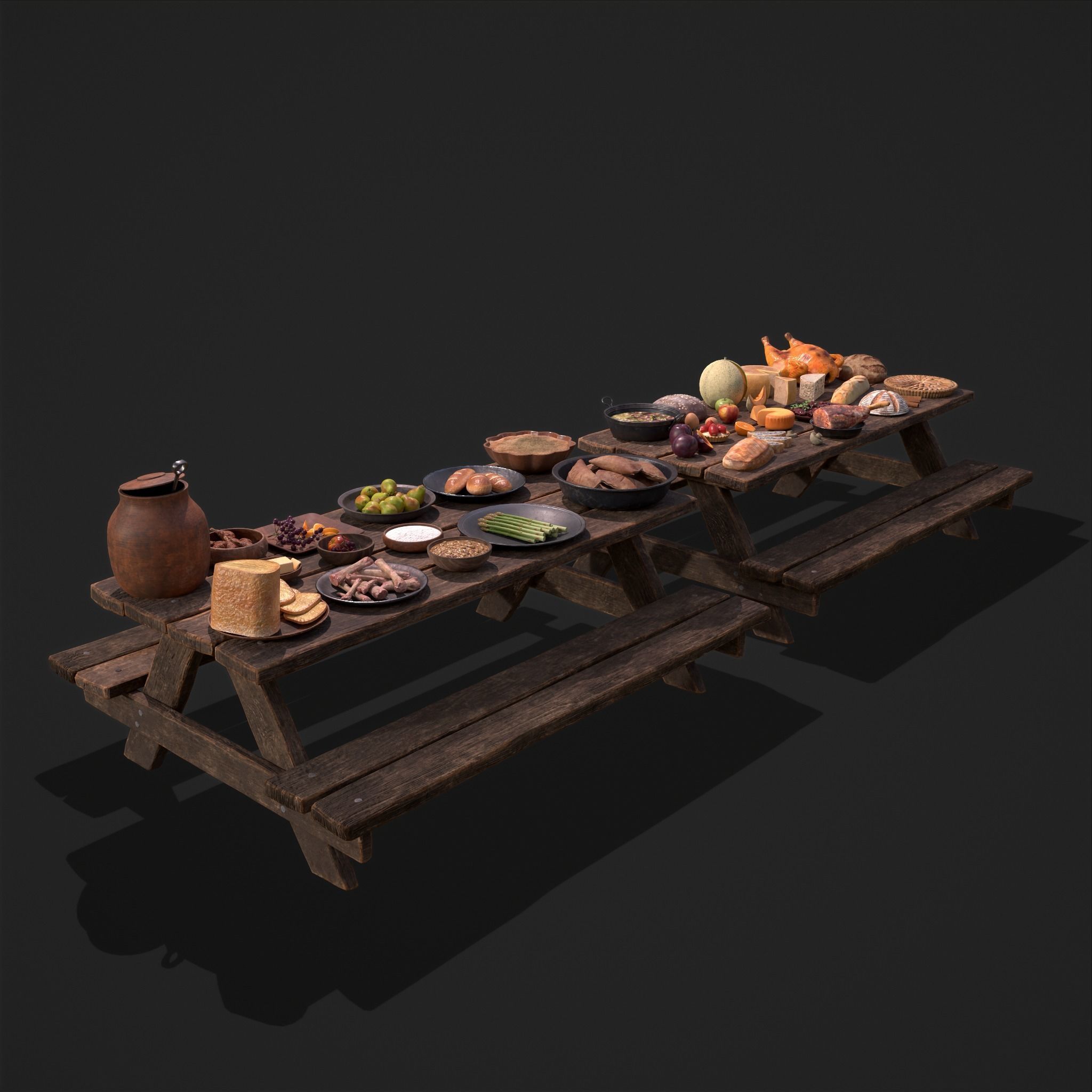 Medieval Double Picnic Feast Collection  _19