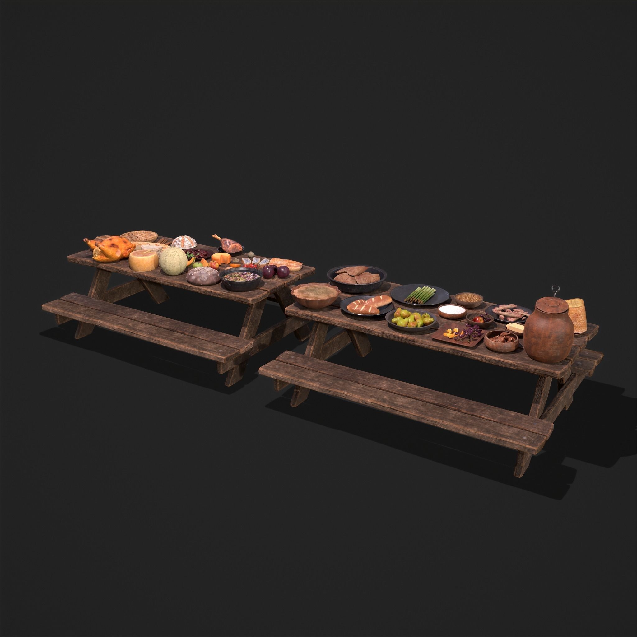 Medieval Double Picnic Feast Collection  _21