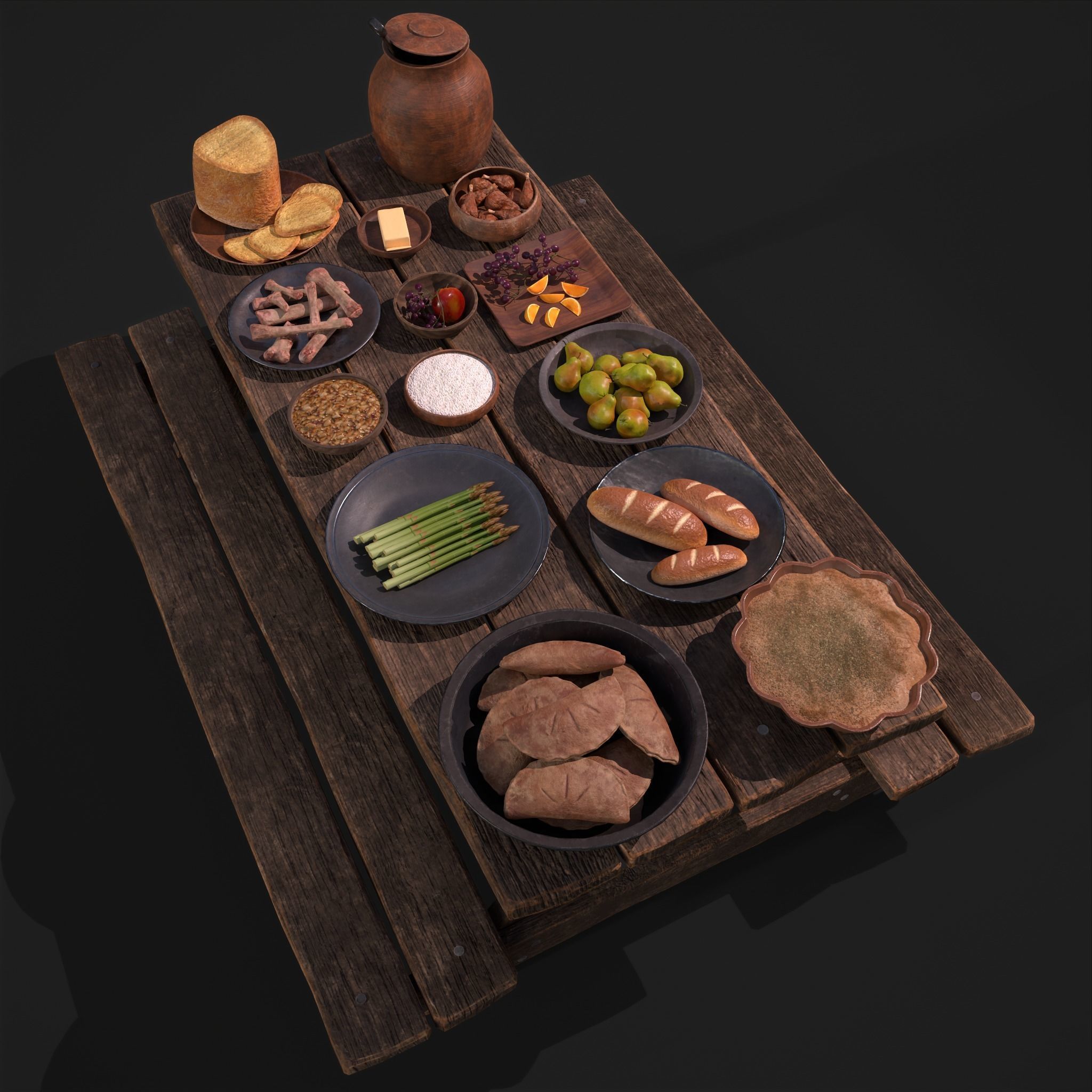 Medieval Double Picnic Feast Collection  _39