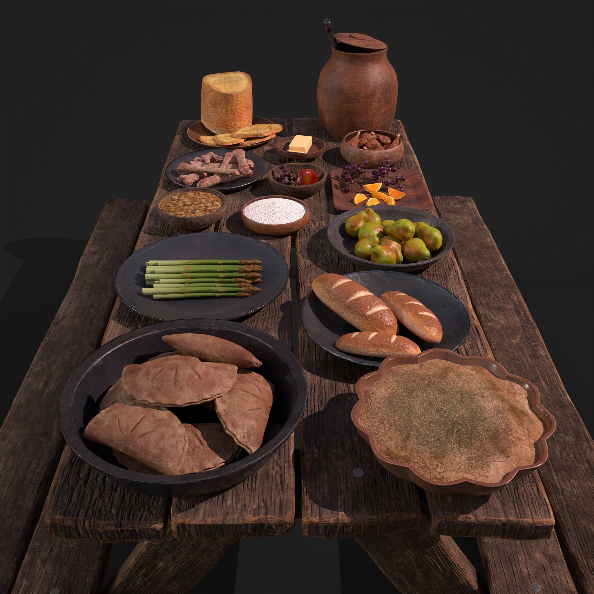 Medieval Double Picnic Feast Collection  _40
