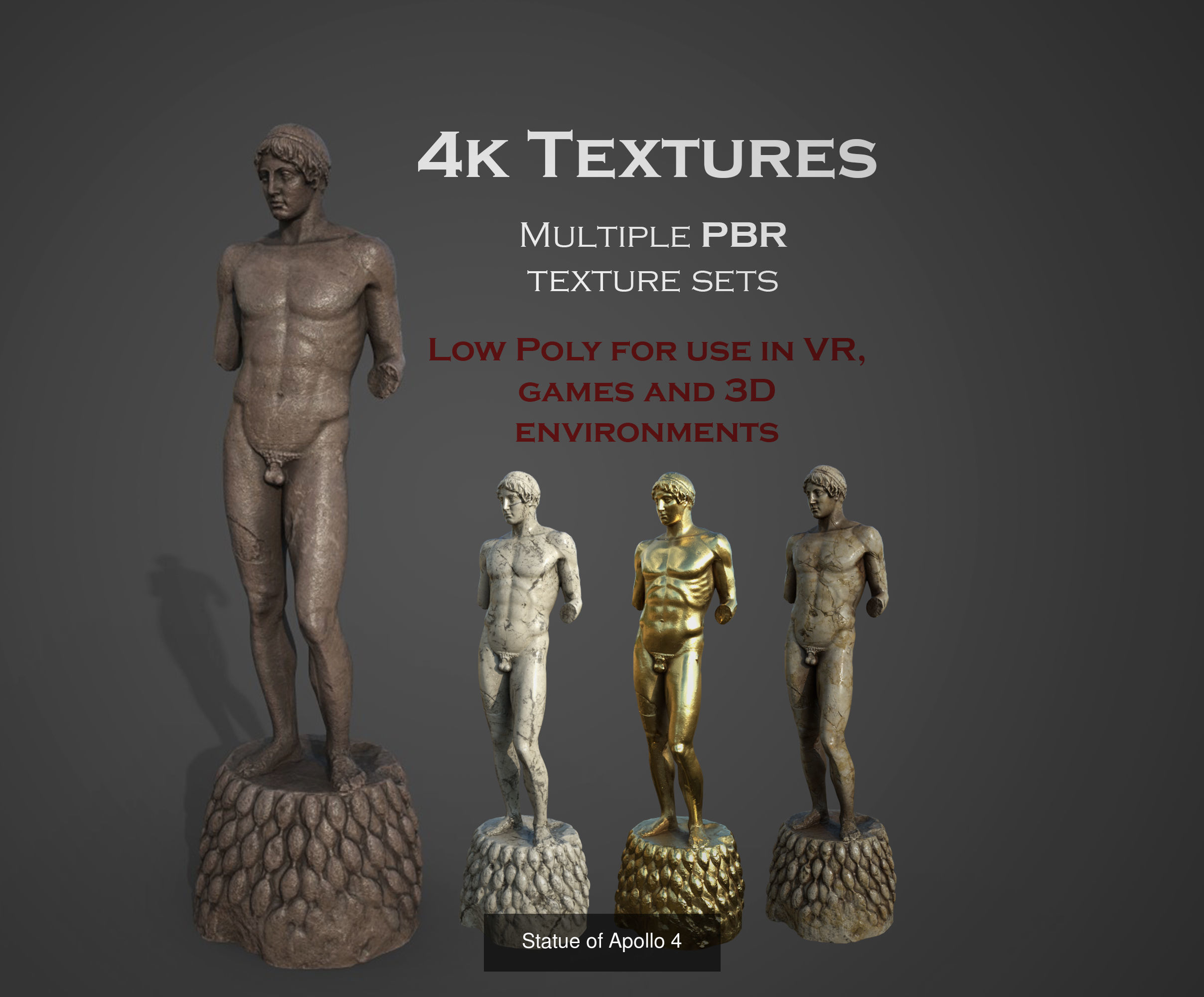 Apollo statues models collection _4