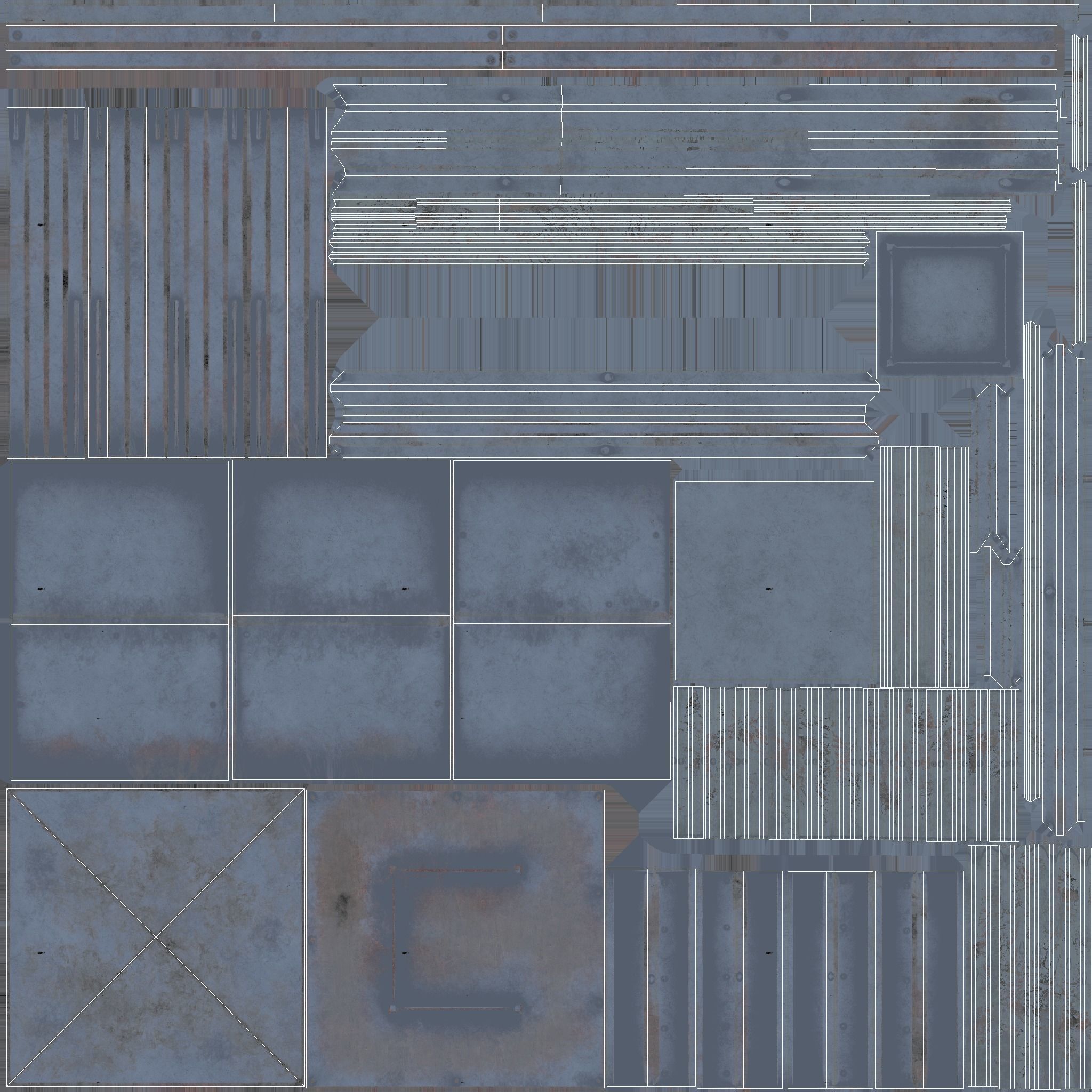 Prison Tower Low-poly 3D model_11