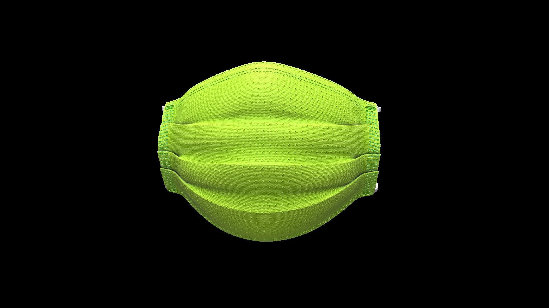 Medical Mask Low-poly 3D model_17