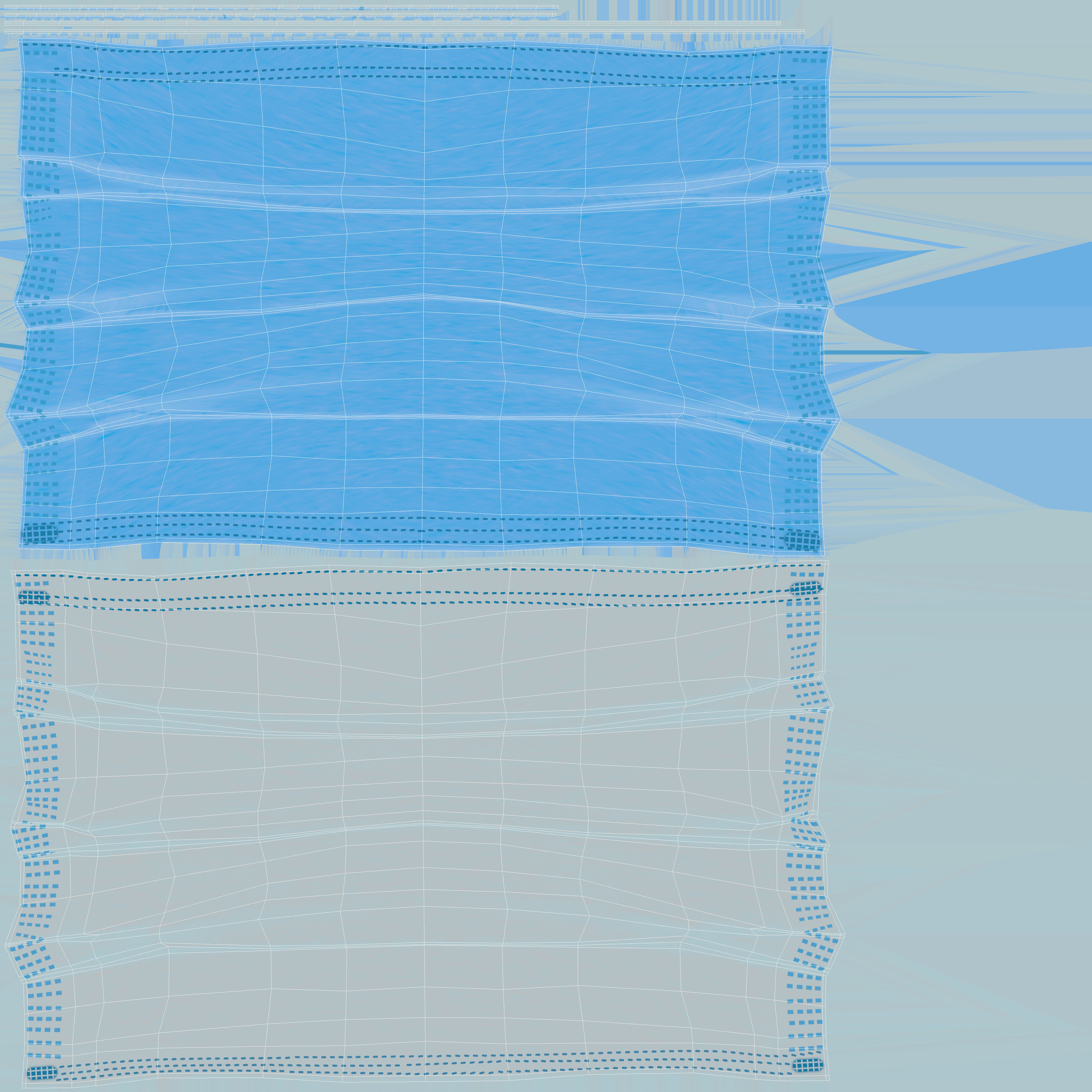 Medical Mask Low-poly 3D model_21