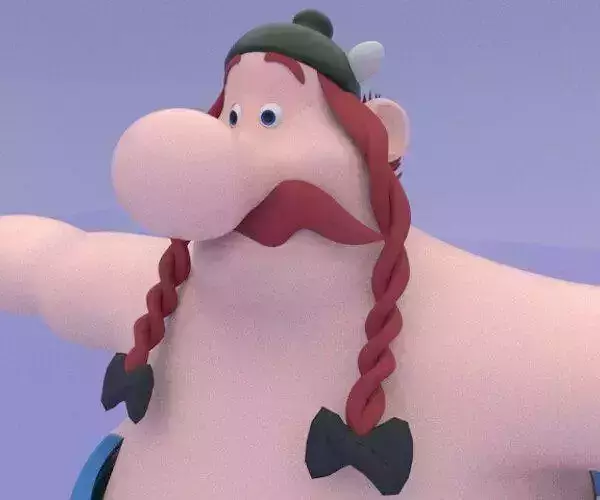 Obelix cartoon character