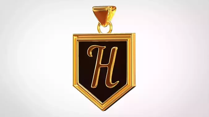 Letter H Pendant