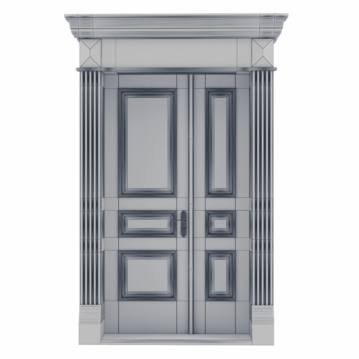 Entrance Door 3D model_6