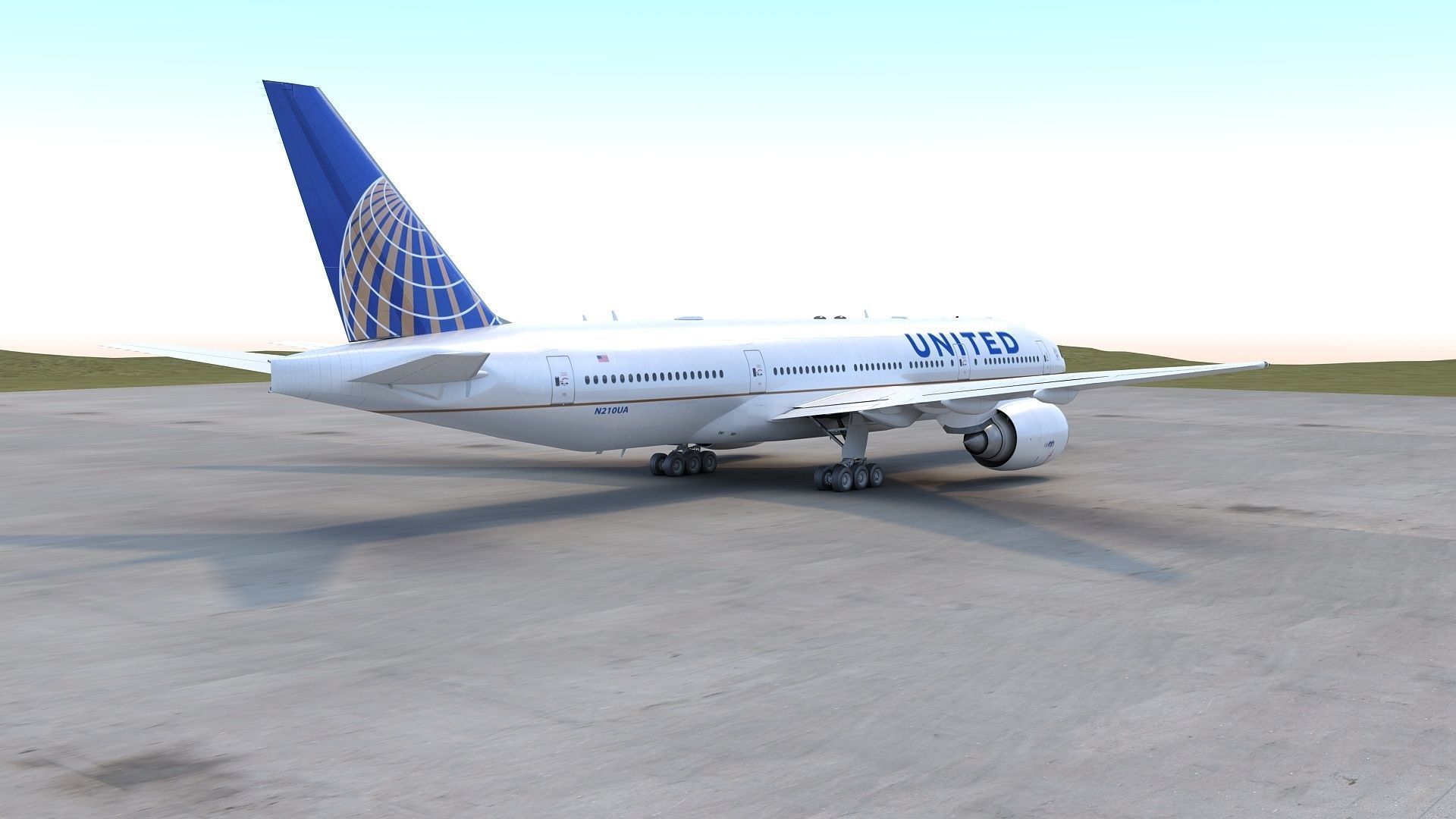 B 777-200 3D model_3