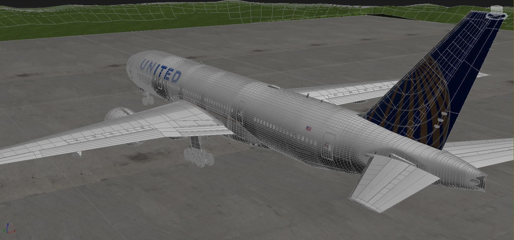 B 777-200 3D model_11
