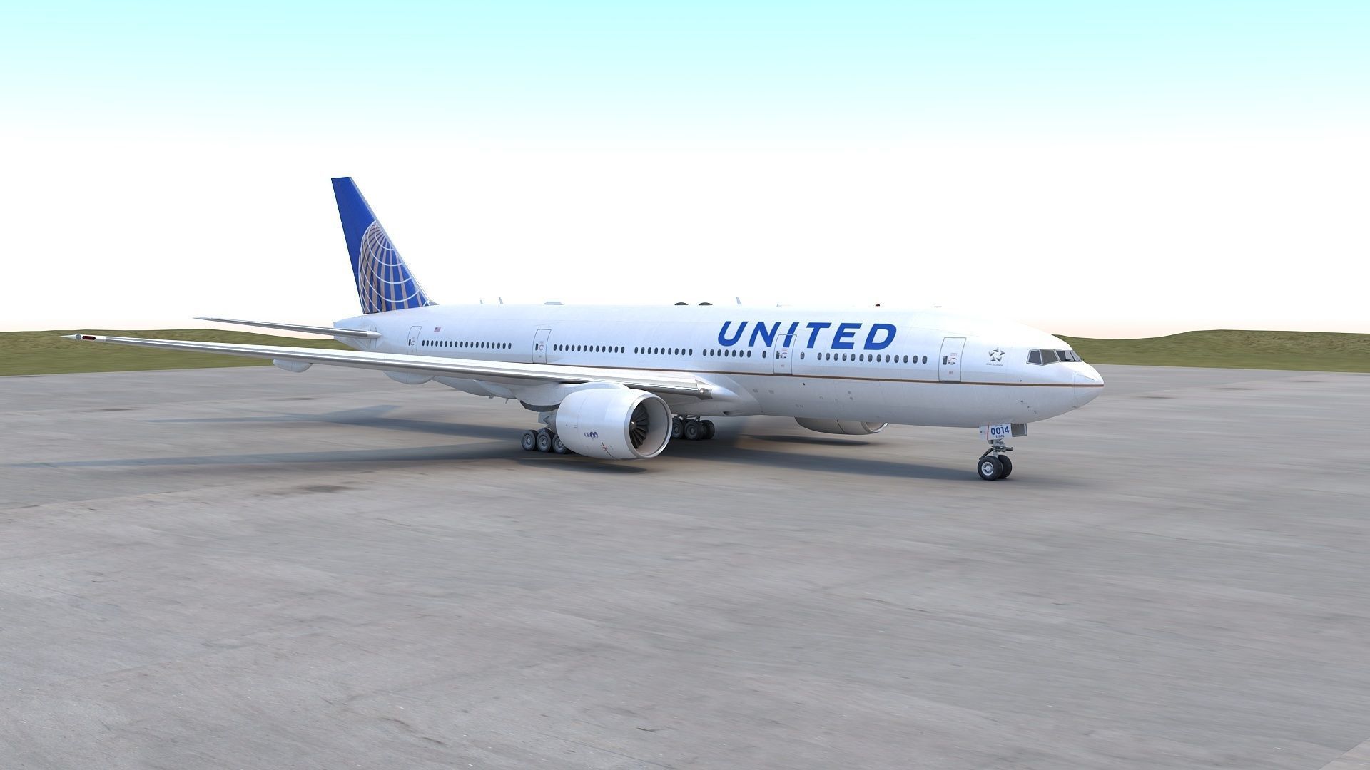 B 777-200 3D model_2