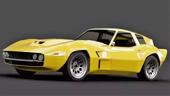 Vintage shooting brake sports coupe