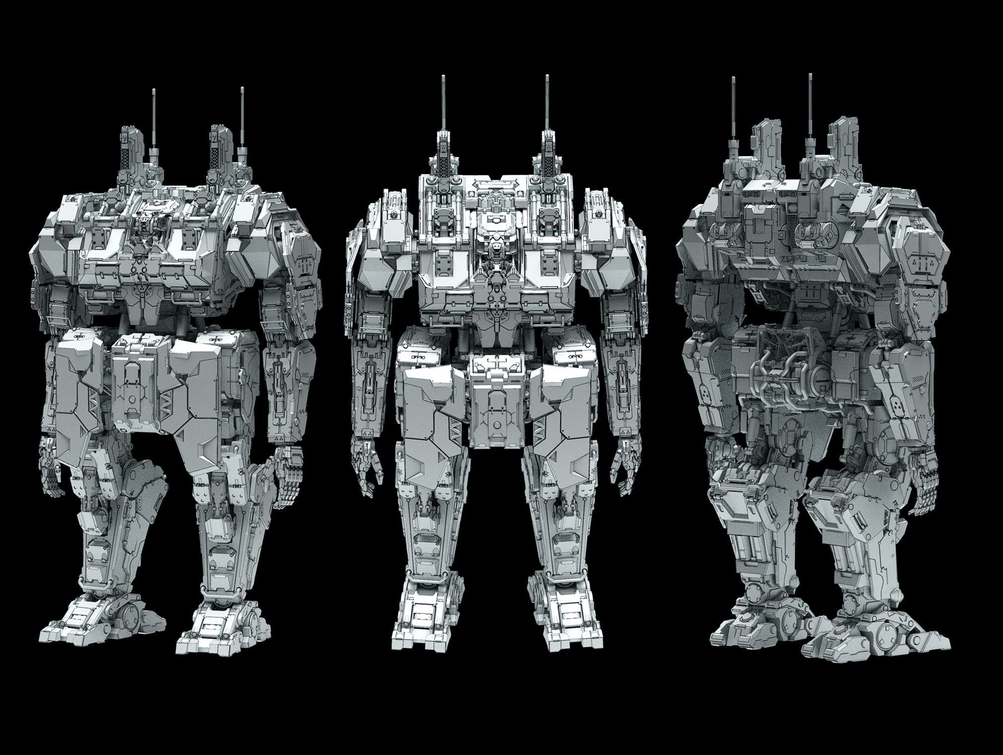 Tarvos Free low-poly 3D model_5