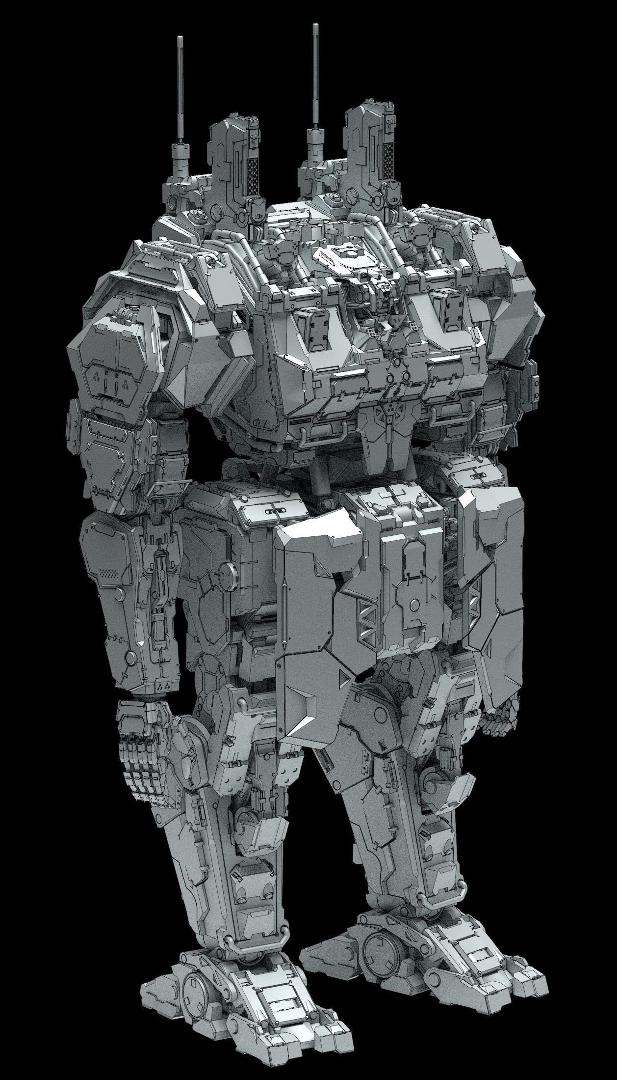 Tarvos Free low-poly 3D model_14