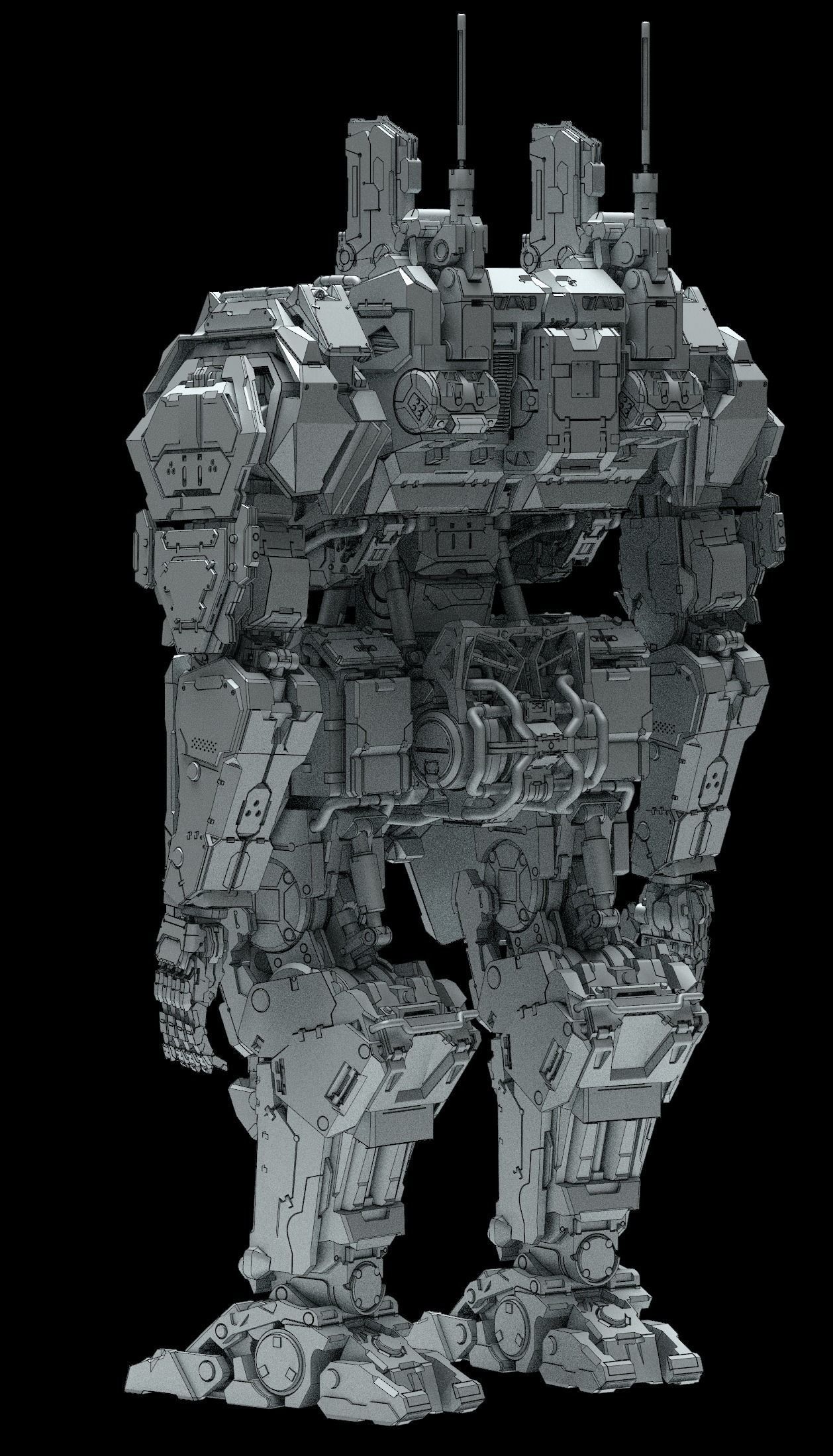 Tarvos Free low-poly 3D model_10