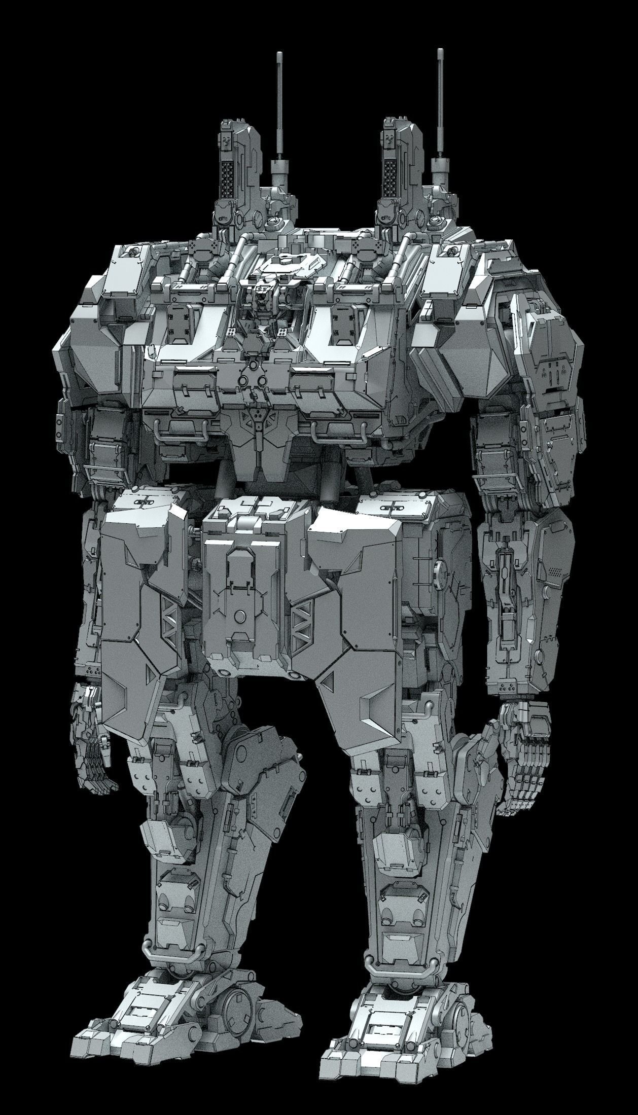 Tarvos Free low-poly 3D model_7