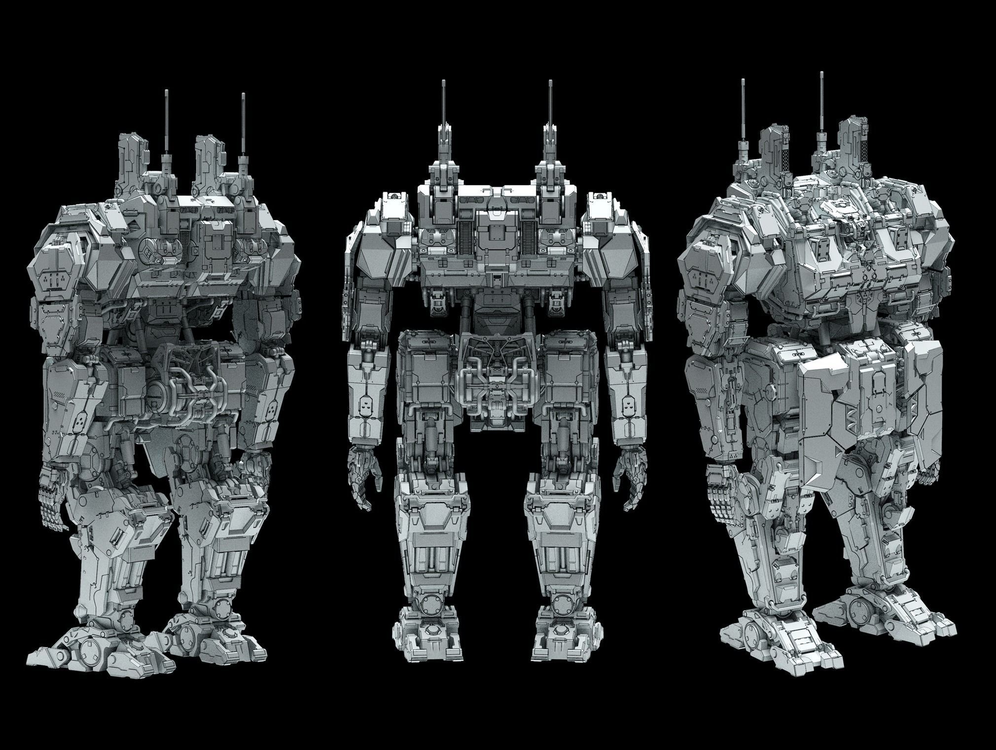 Tarvos Free low-poly 3D model_6