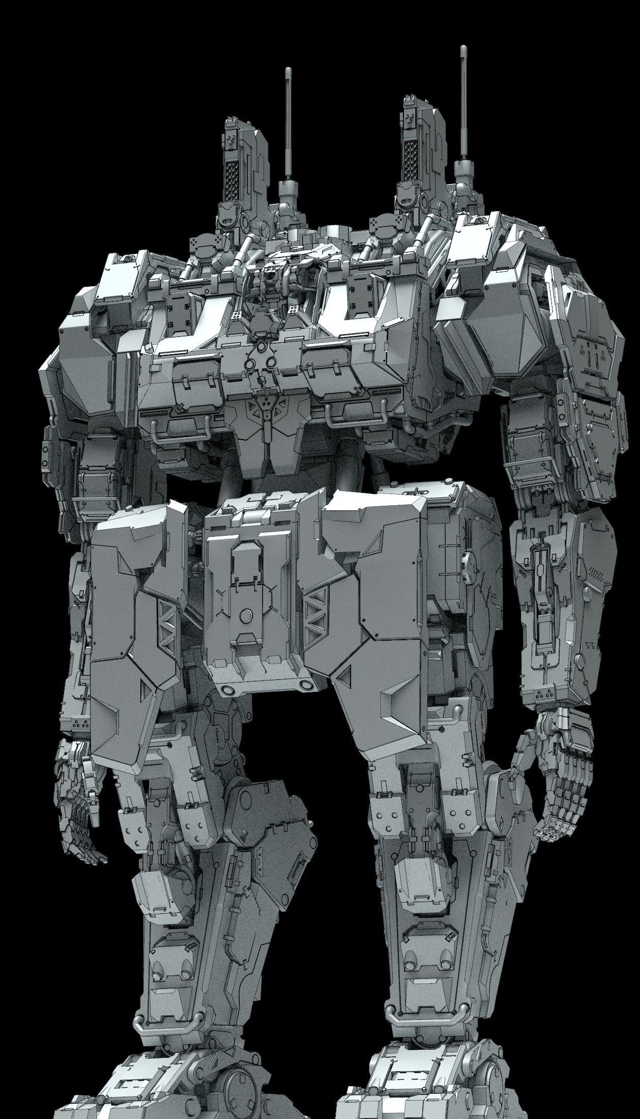 Tarvos Free low-poly 3D model_16