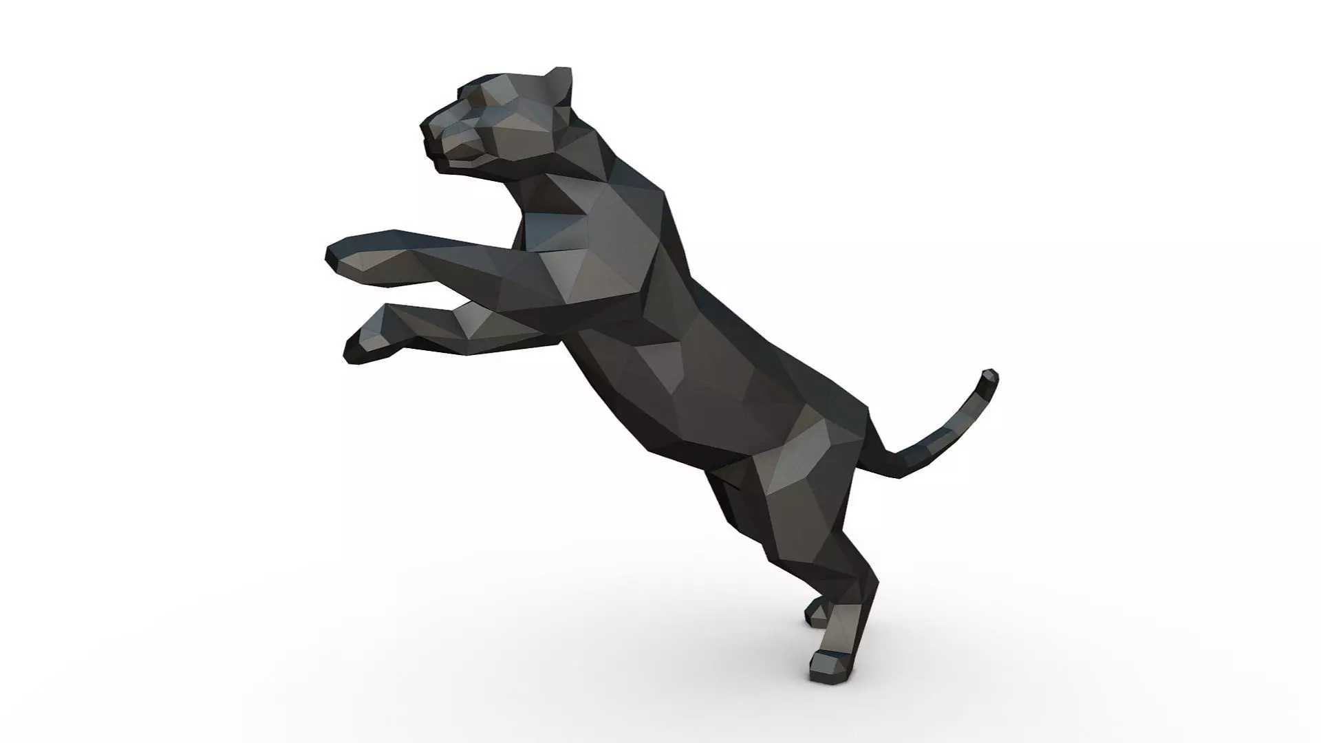 leopard figure 3D print model_0