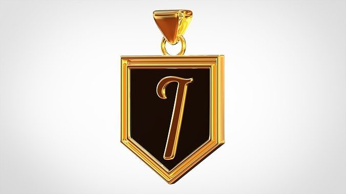 Letter I Pendant 3D print model