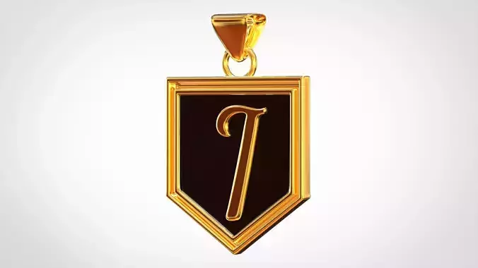 Letter I Pendant