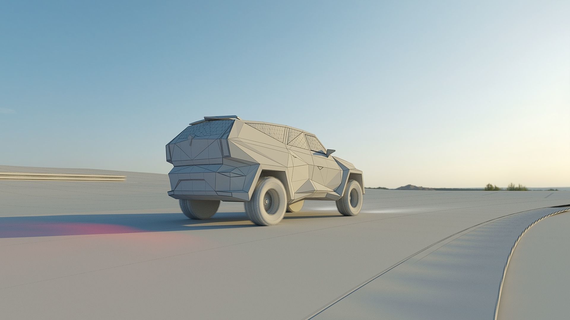 Karlmann King SUV Low-poly 3D model_4