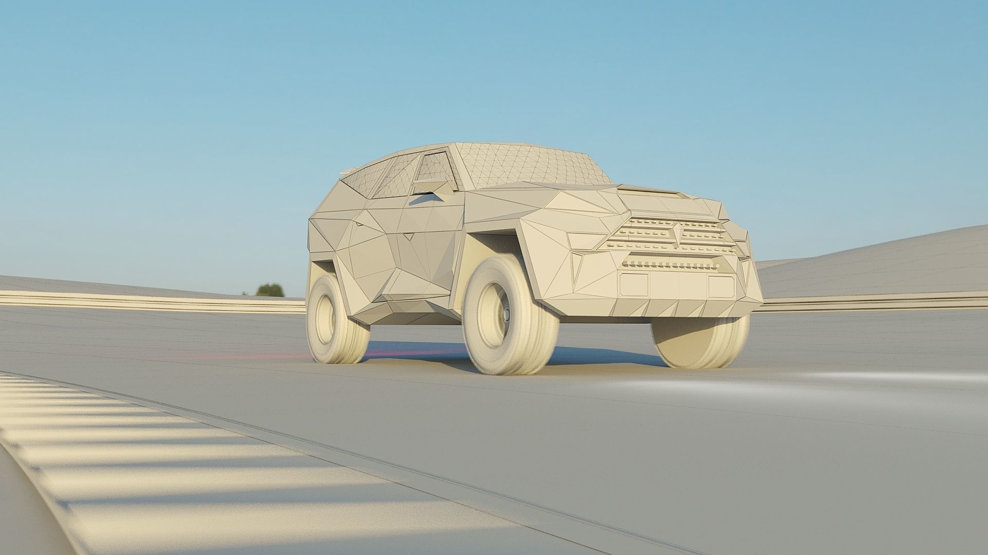 Karlmann King SUV Low-poly 3D model_2