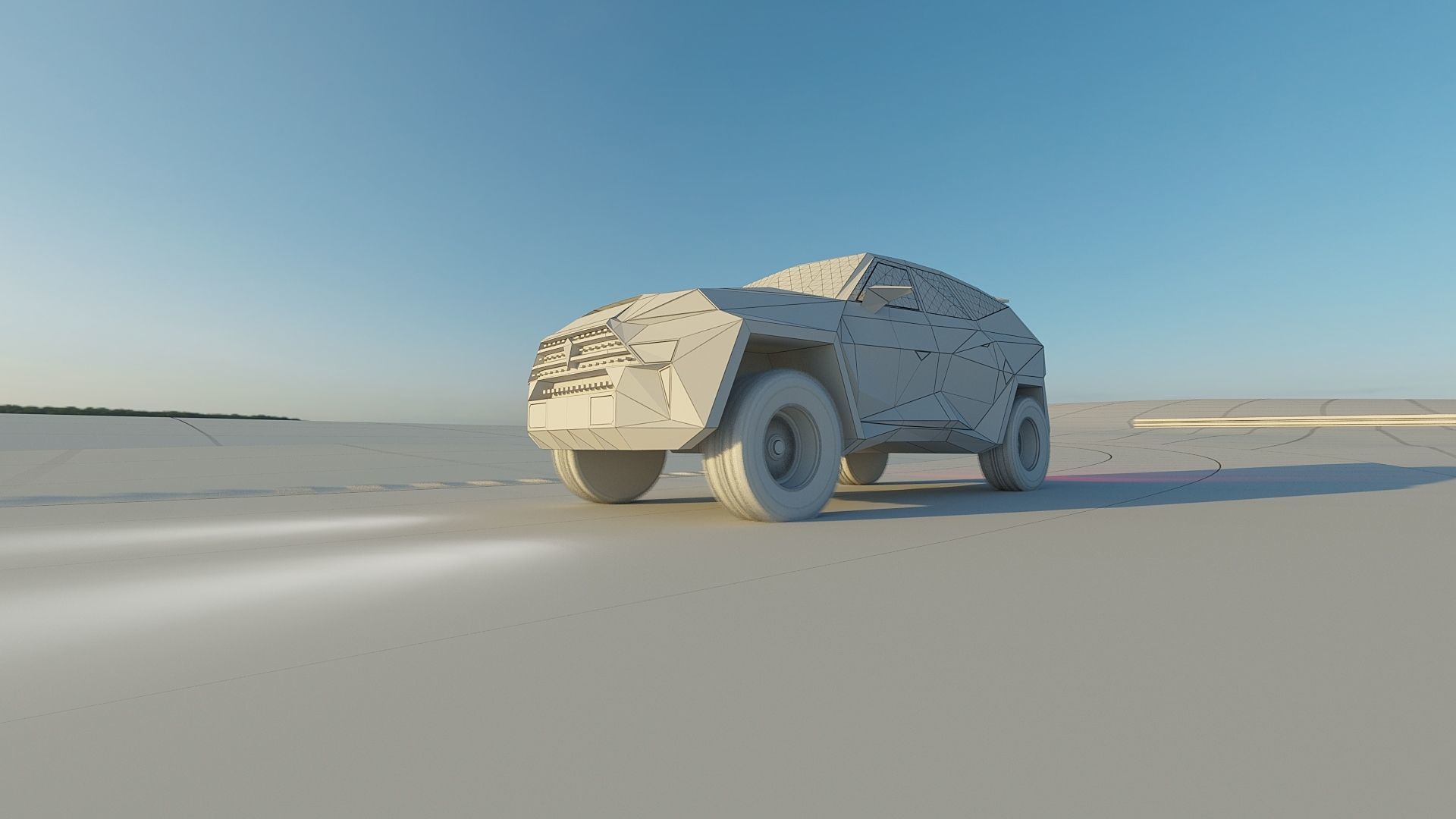 Karlmann King SUV Low-poly 3D model_6