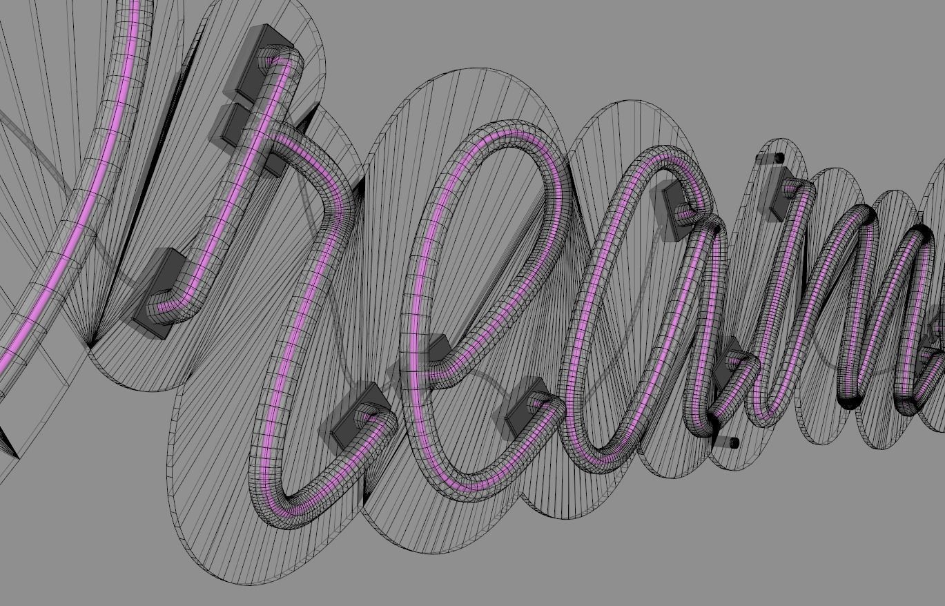 Dreamer - Neon Sign 3D model_8