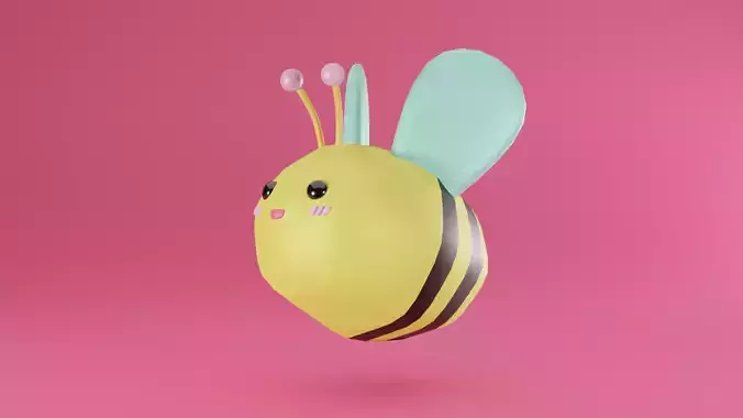 Bee Cartoon 3D model