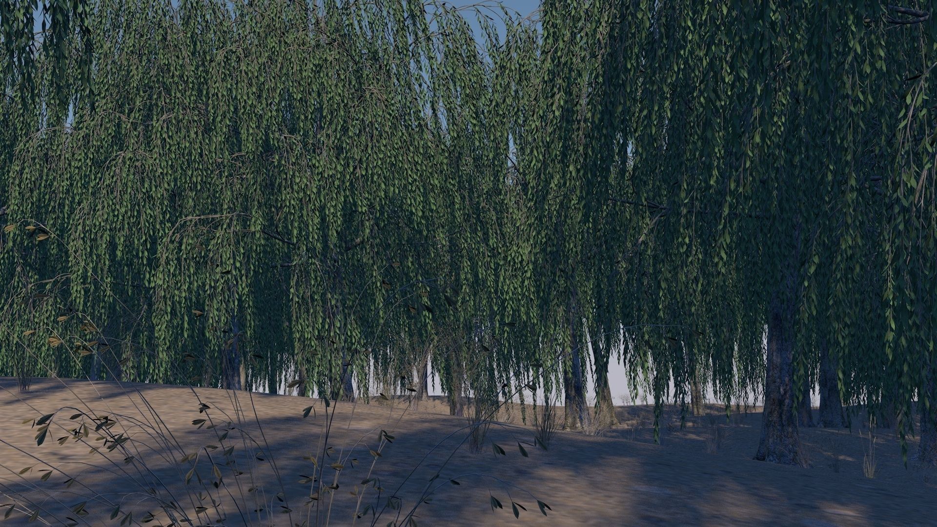 Sand Environment Template C4D 3D model_2