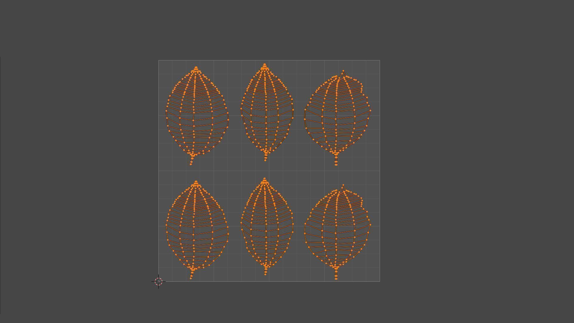 Fall Autumn Leaves Pack 3D model_20