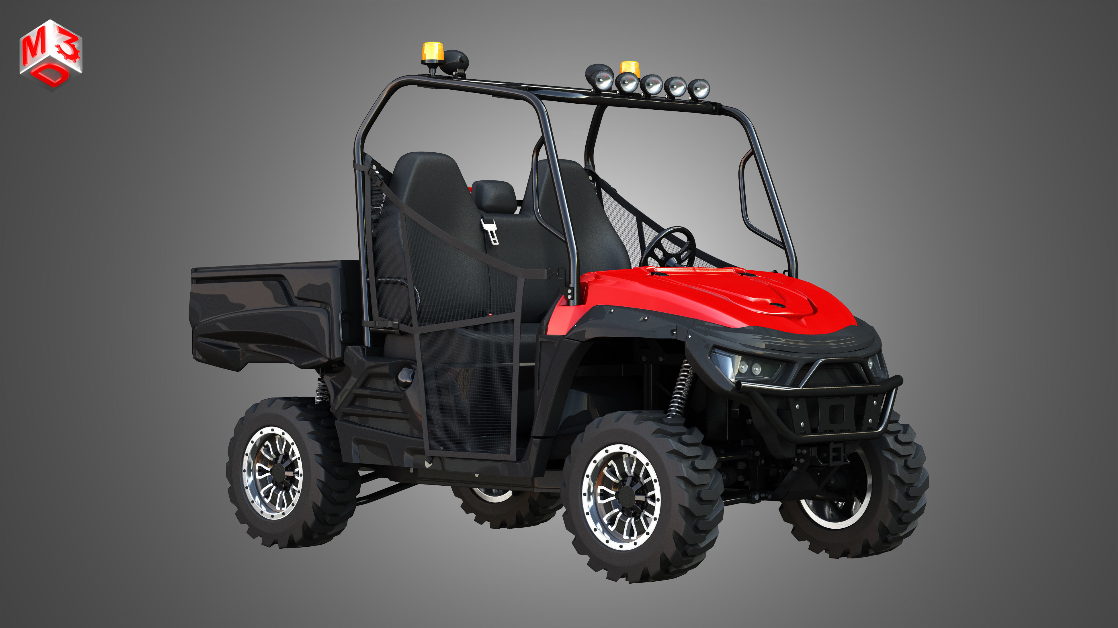  Mahindra 1000 Gas Standard 3D model_2