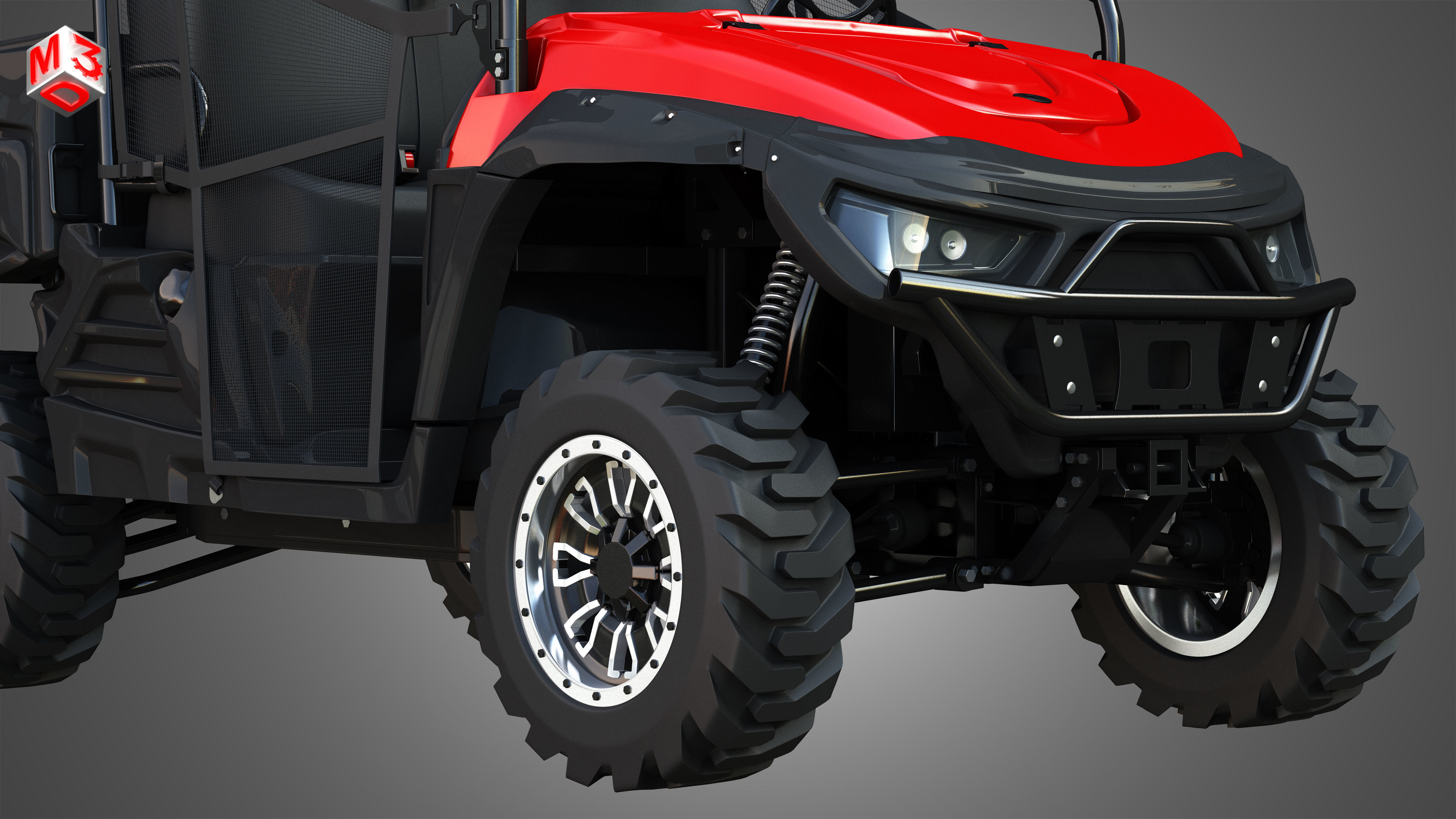  Mahindra 1000 Gas Standard 3D model_10
