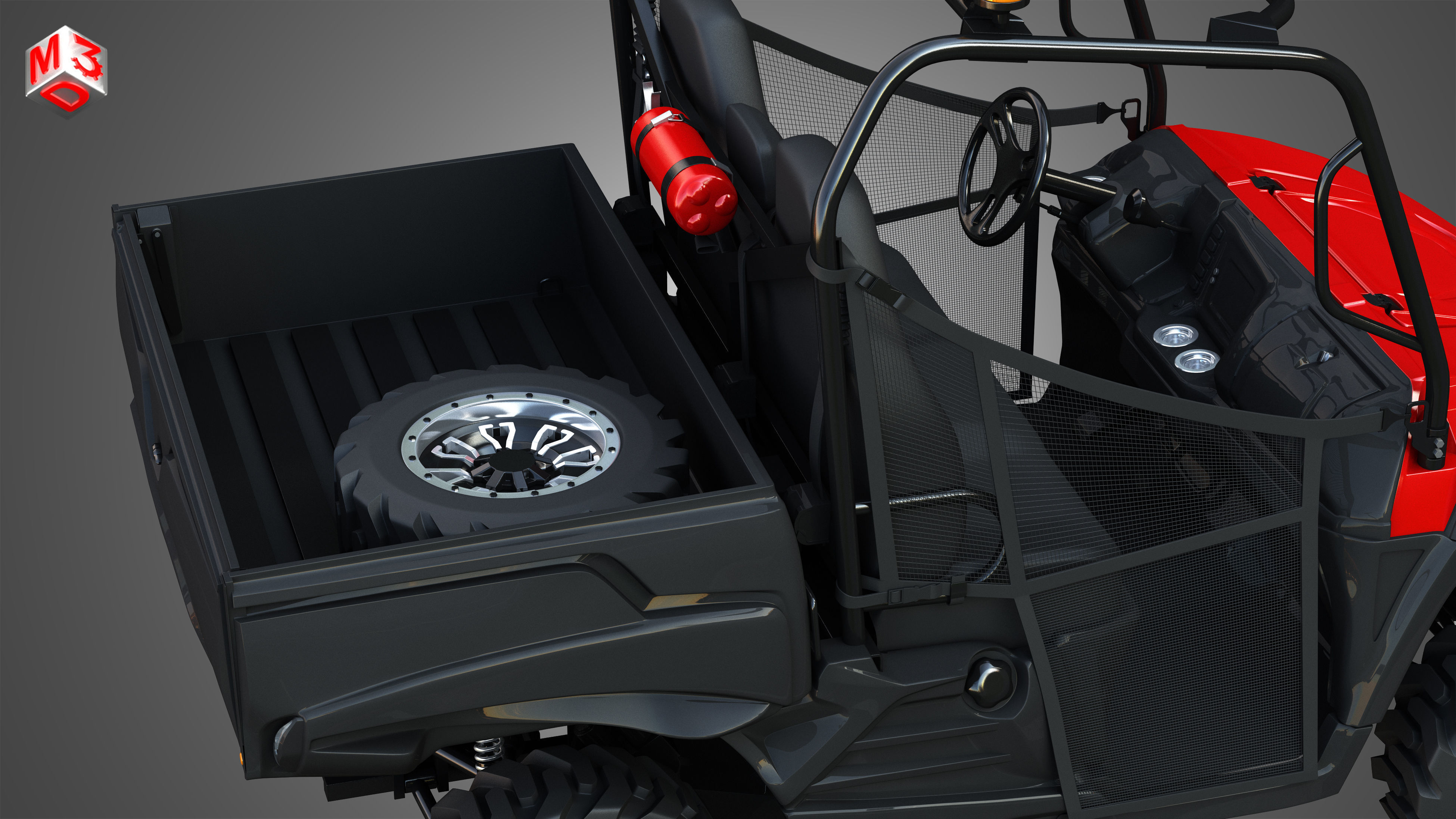  Mahindra 1000 Gas Standard 3D model_12