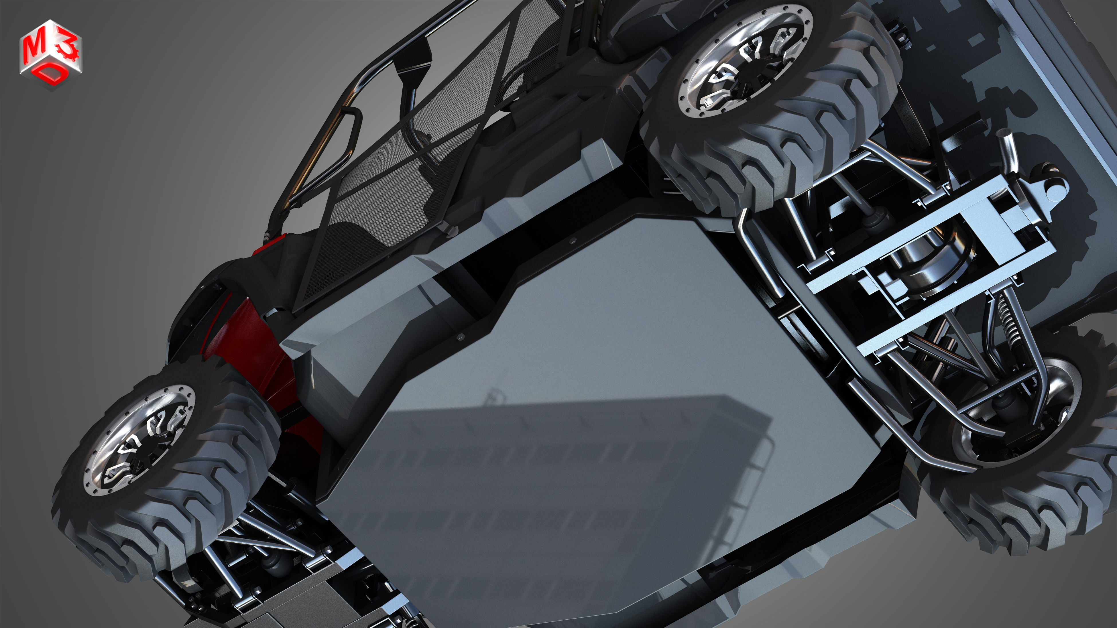  Mahindra 1000 Gas Standard 3D model_14