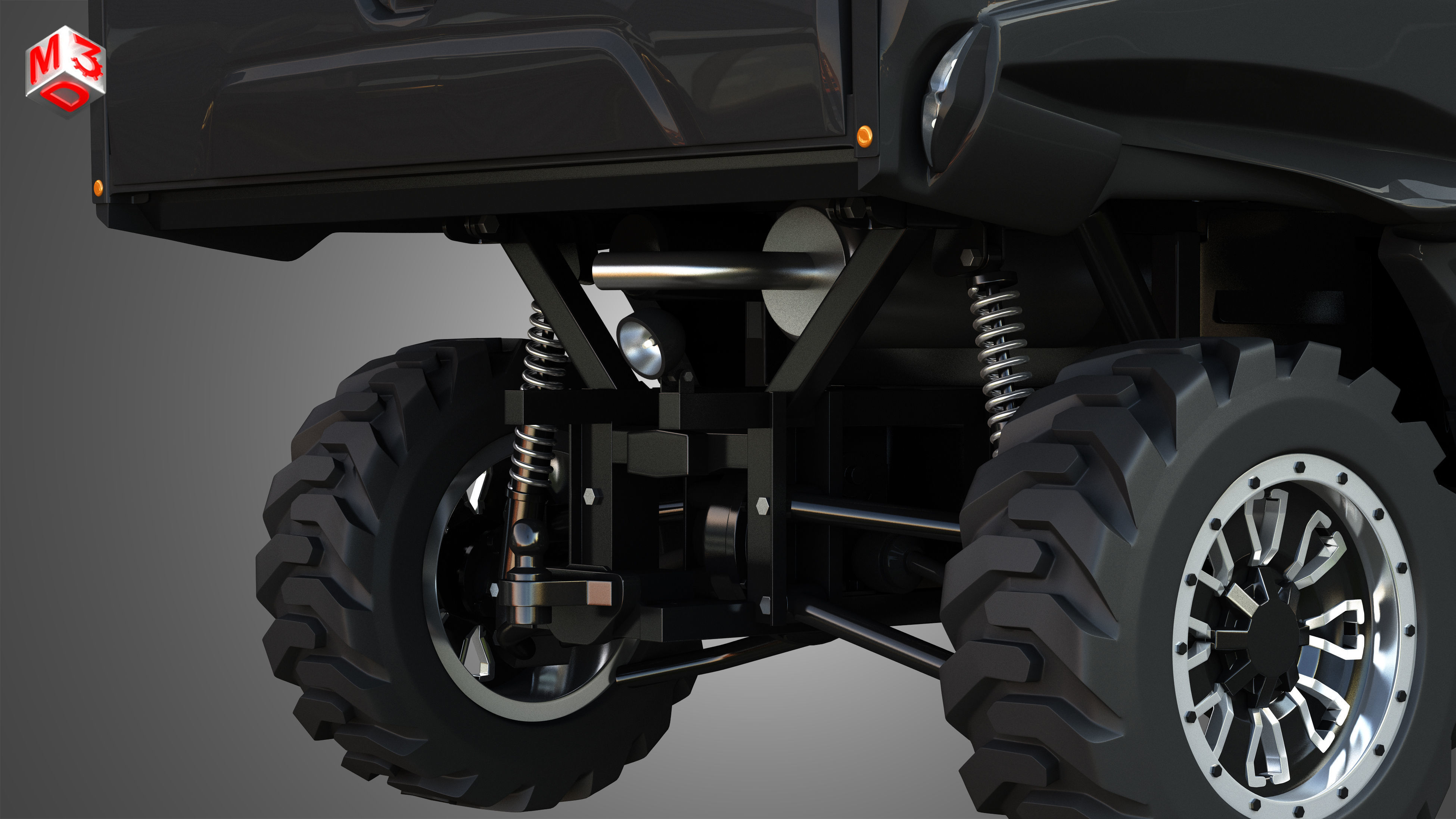  Mahindra 1000 Gas Standard 3D model_11