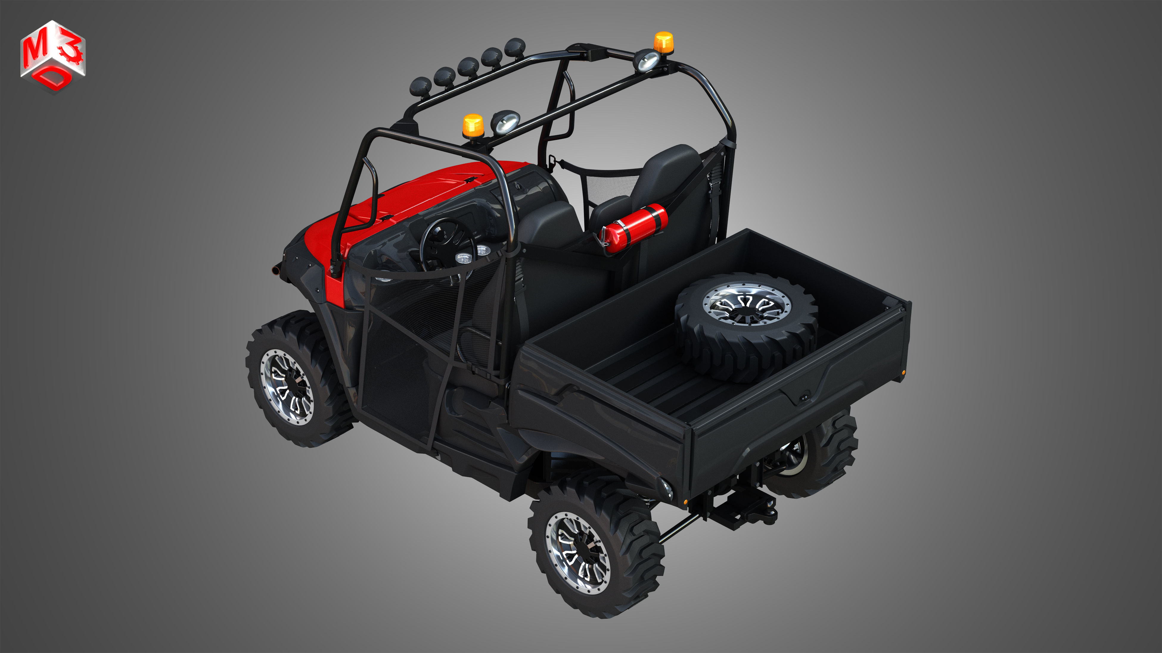 Mahindra 1000 Gas Standard 3D model_9