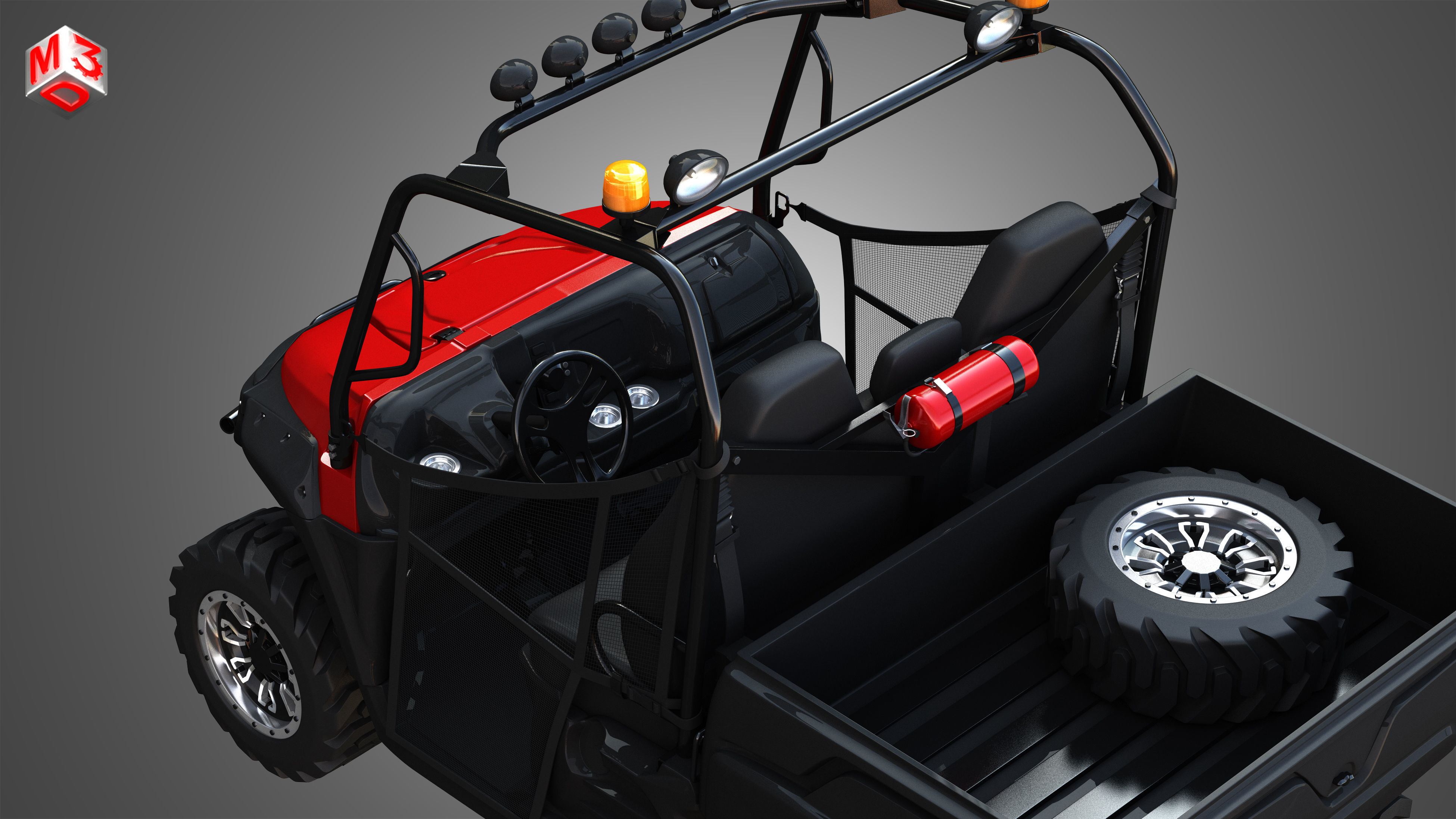  Mahindra 1000 Gas Standard 3D model_13